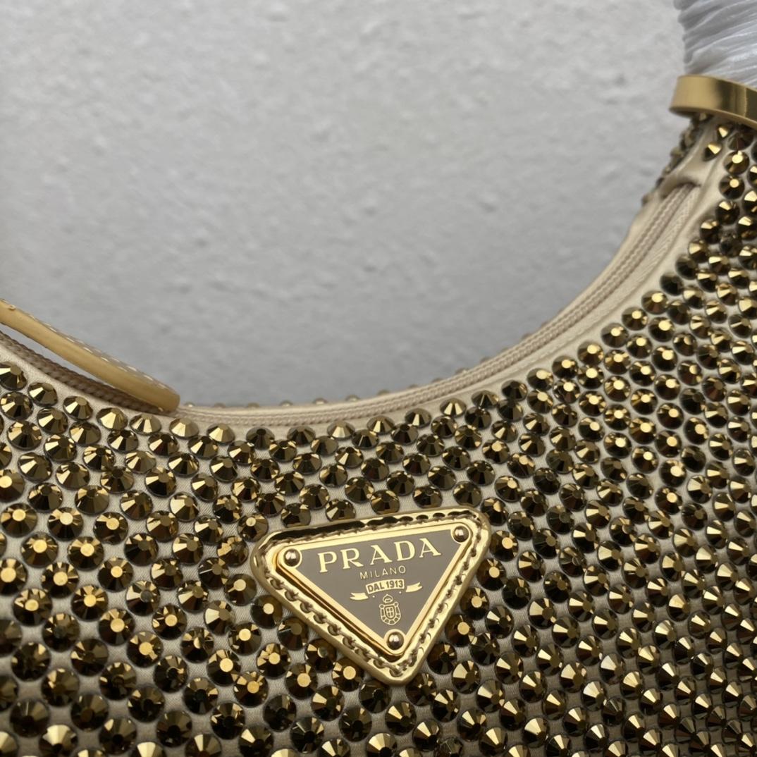 Prada Crystal Re-Edition 2000 Mini-bag  (23-13-5cm) - DopestKickz