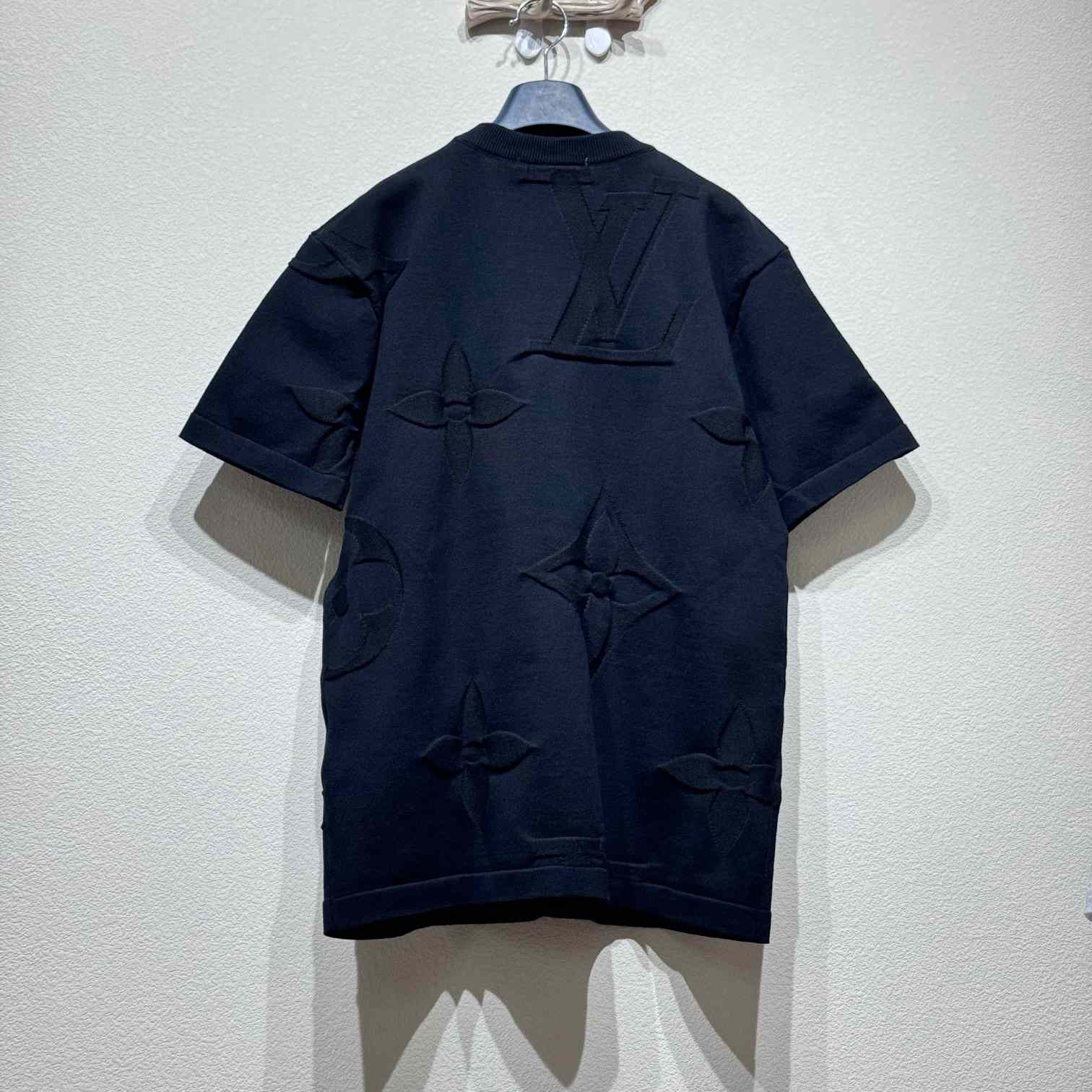 Louis Vuitton Monogram Short-Sleeved Cotton Crewneck    - DopestKickz