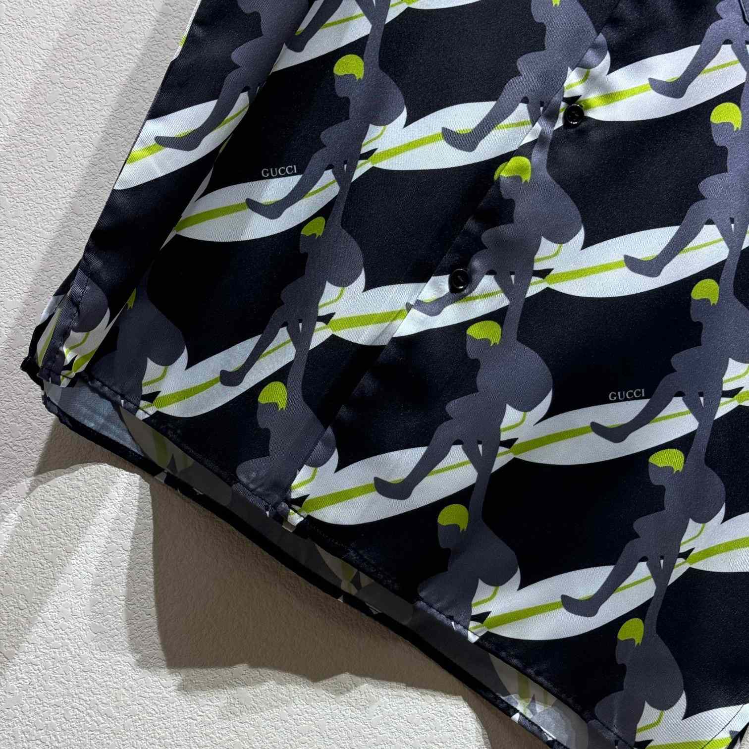 Gucci Printed Silk Bowling Shirt - DopestKickz