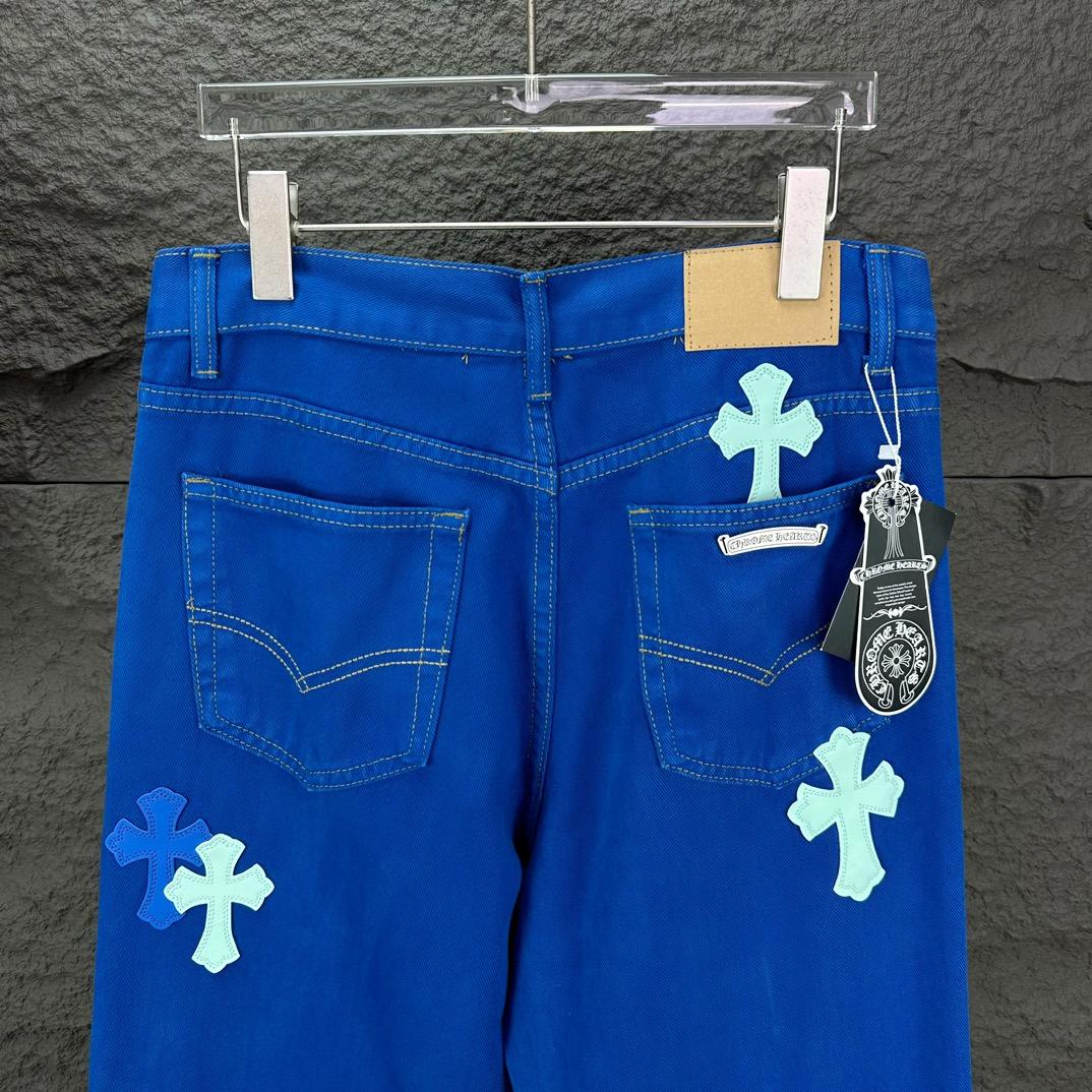 Chrome Hearts Straight Leg Jeans - DopestKickz