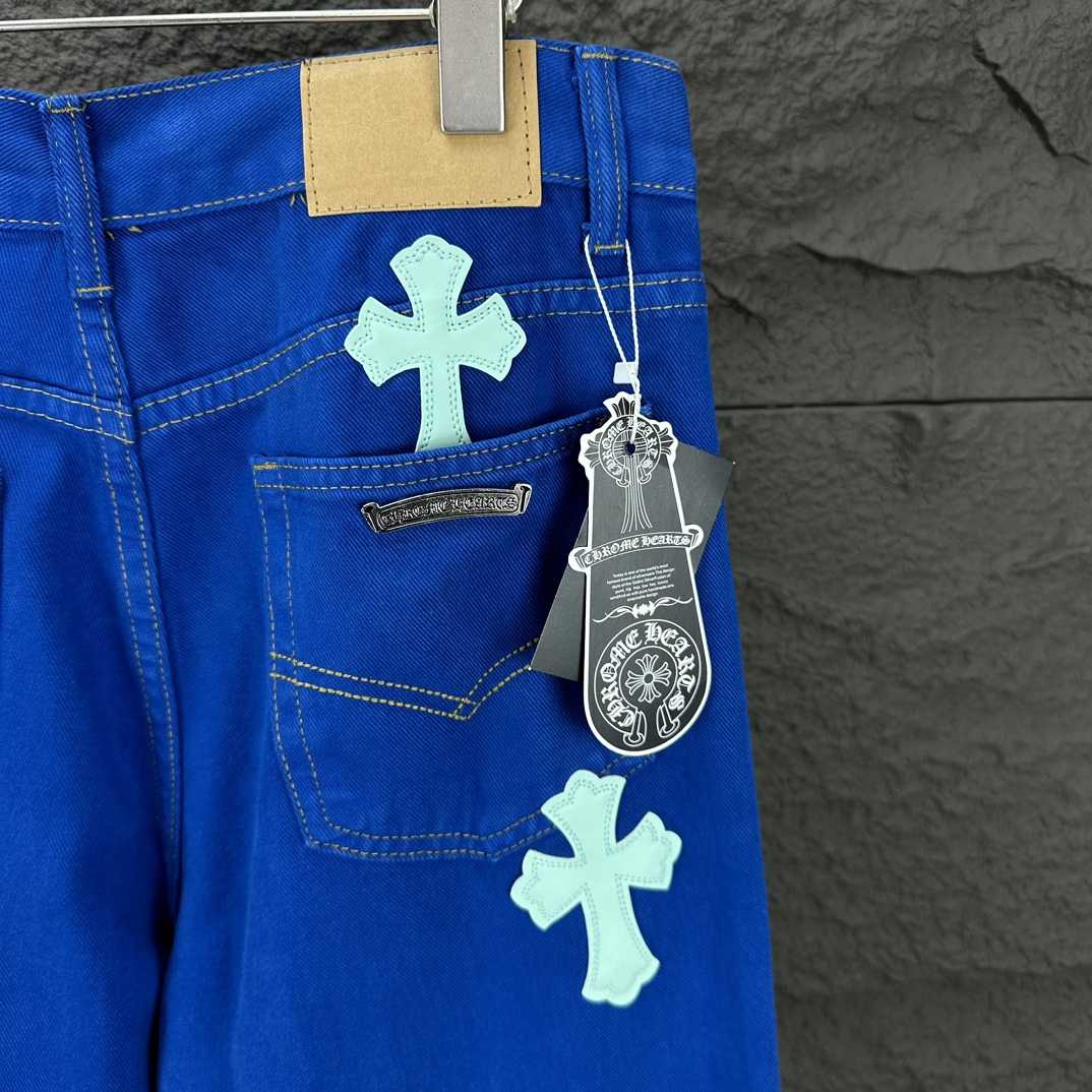 Chrome Hearts Straight Leg Jeans - DopestKickz