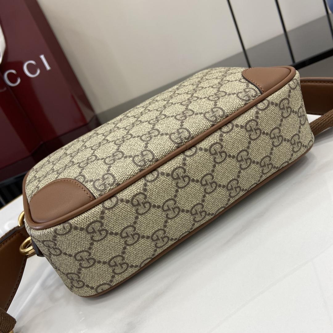 Gucci GG Emblem Embossed Super Mini Bag - DopestKickz
