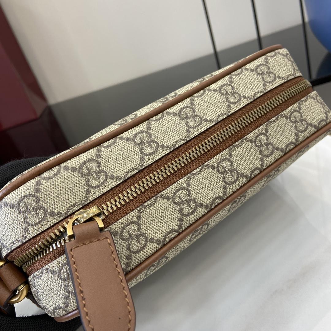 Gucci GG Emblem Embossed Super Mini Bag - DopestKickz