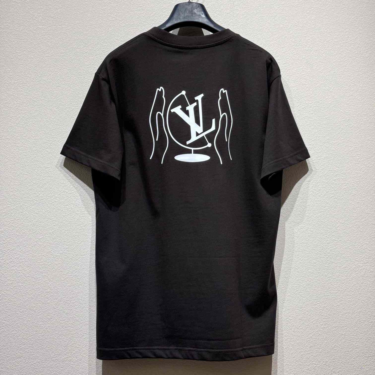 Louis Vuitton Washed Printed Cotton T-Shirt   1AHCLD - DopestKickz