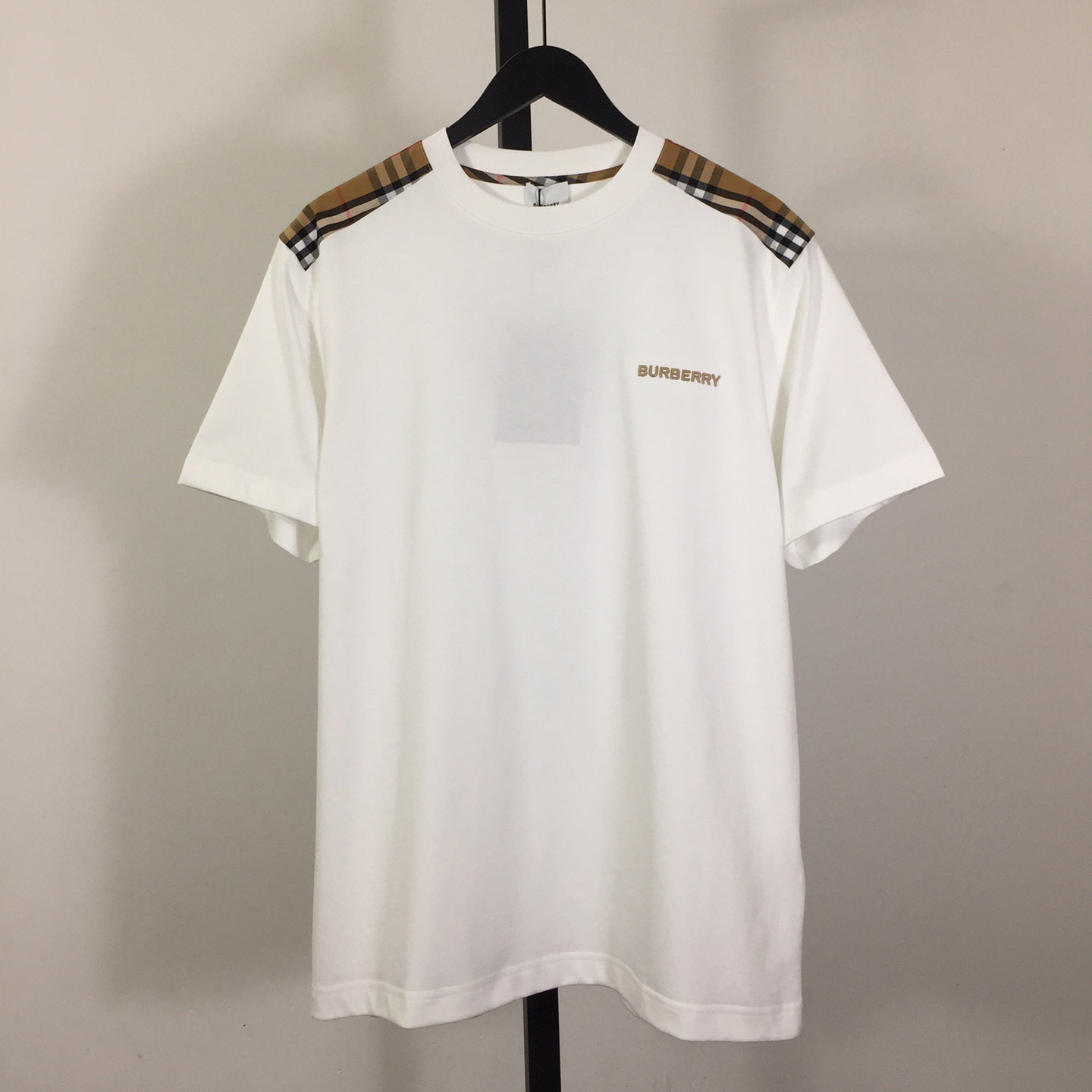 Burberry Check Cotton T-shirt - DopestKickz