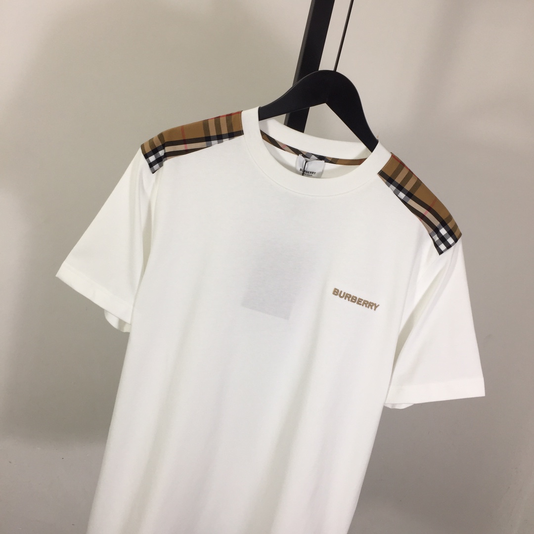 Burberry Check Cotton T-shirt - DopestKickz