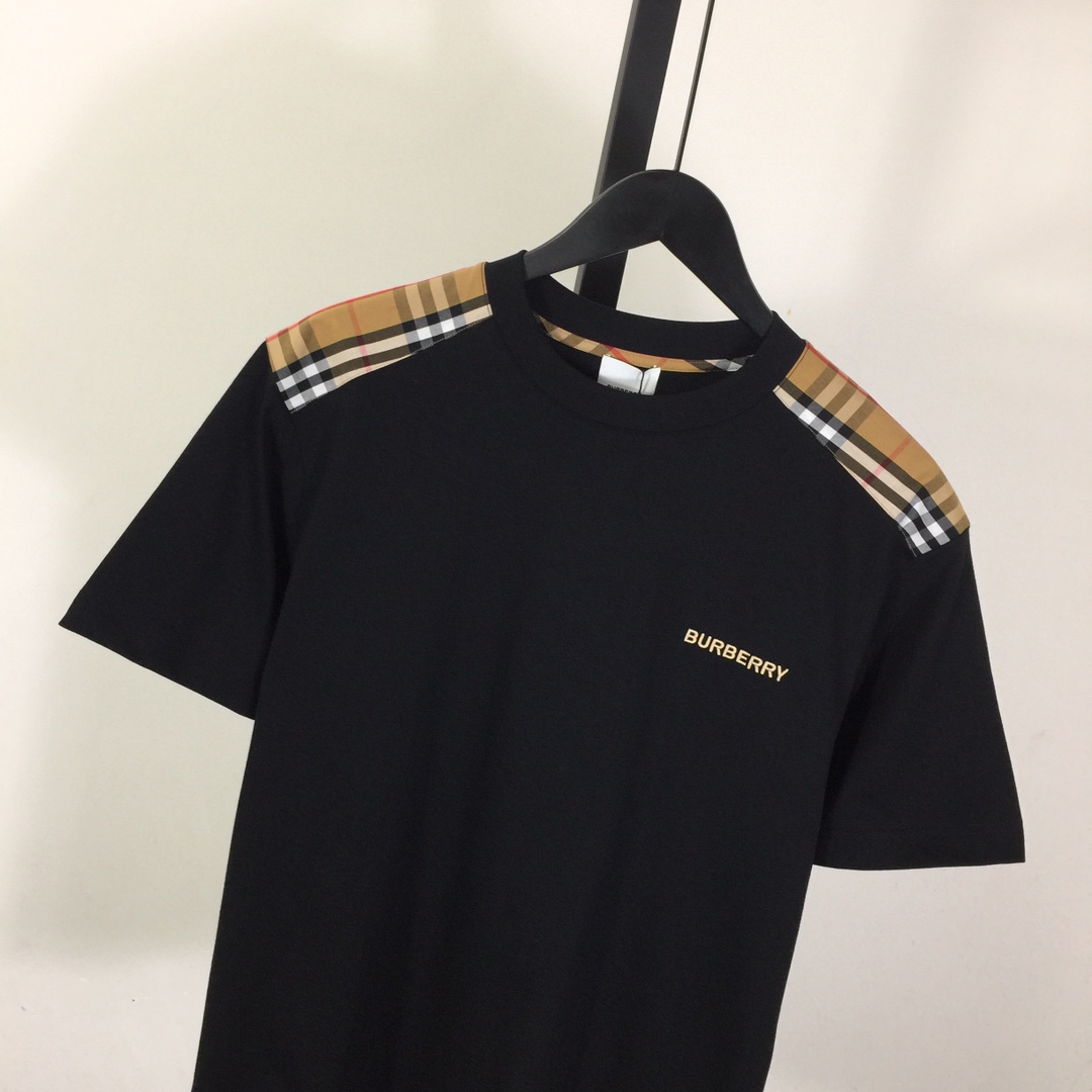 Burberry Check Cotton T-shirt - DopestKickz