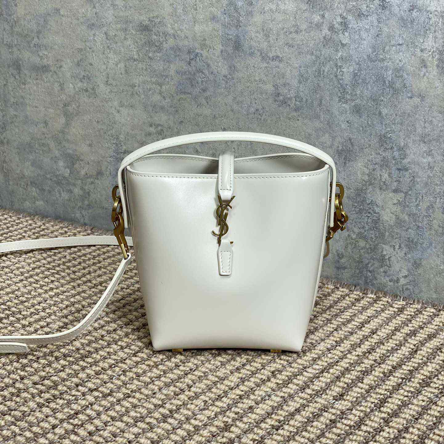 Saint Laurent Le 37 Mini In Shiny Leather - DopestKickz