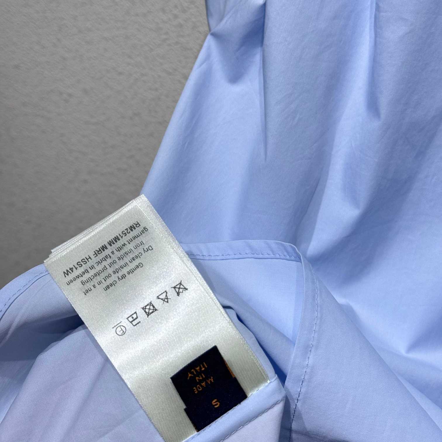 Louis Vuitton Embroidered Long-Sleeved Cotton Shirt   1AGJNG - DopestKickz