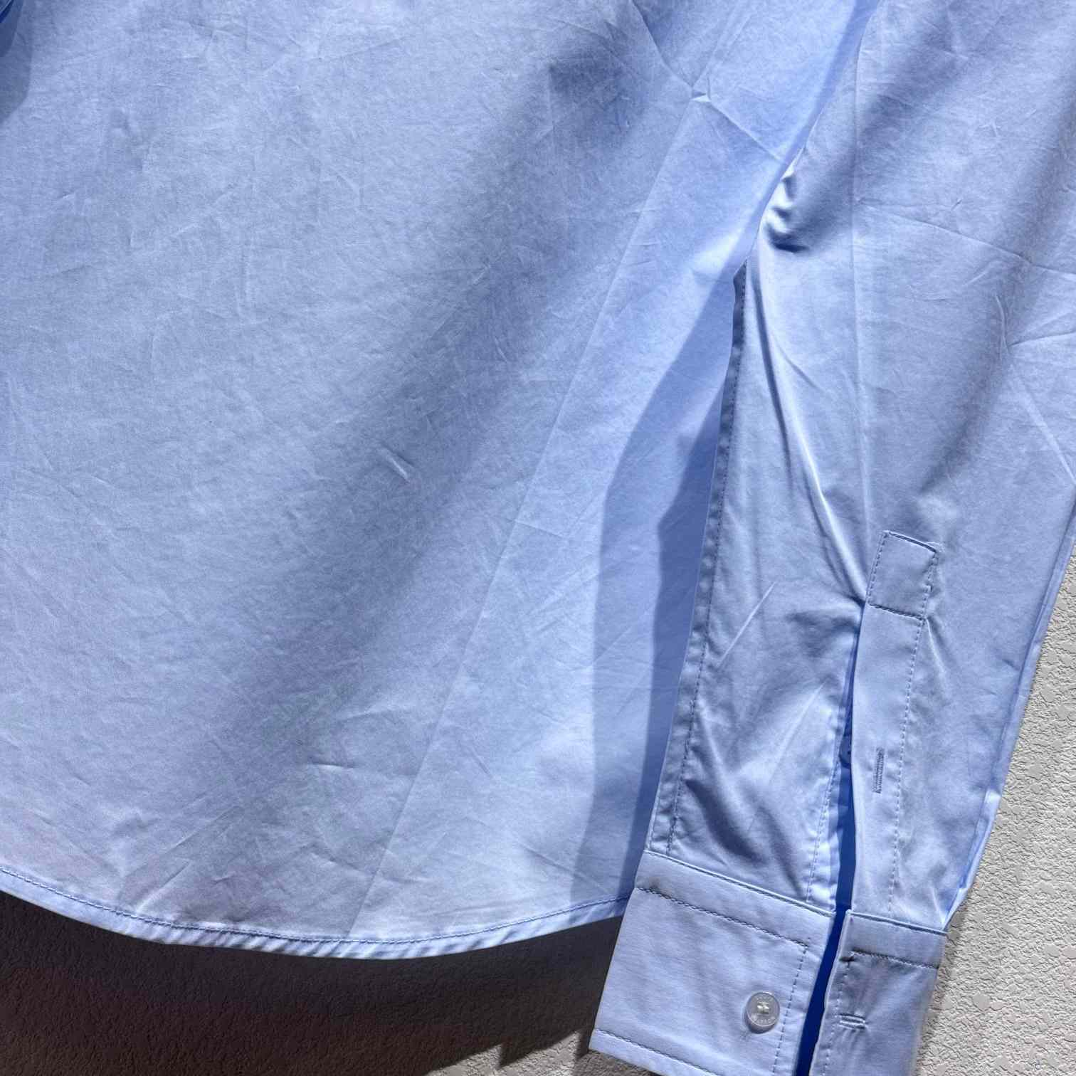Louis Vuitton Embroidered Long-Sleeved Cotton Shirt   1AGJNG - DopestKickz