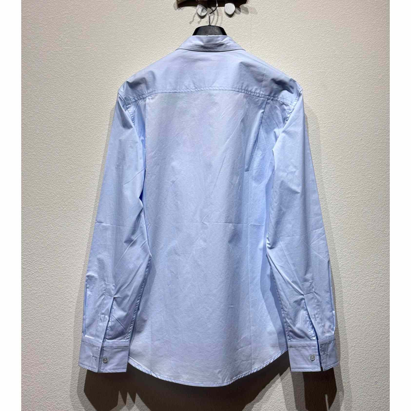 Louis Vuitton Embroidered Long-Sleeved Cotton Shirt   1AGJNG - DopestKickz