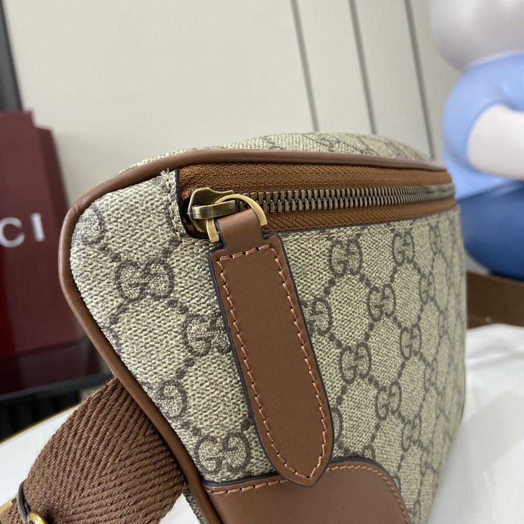 Gucci GG Emblem Medium Belt Bag - DopestKickz