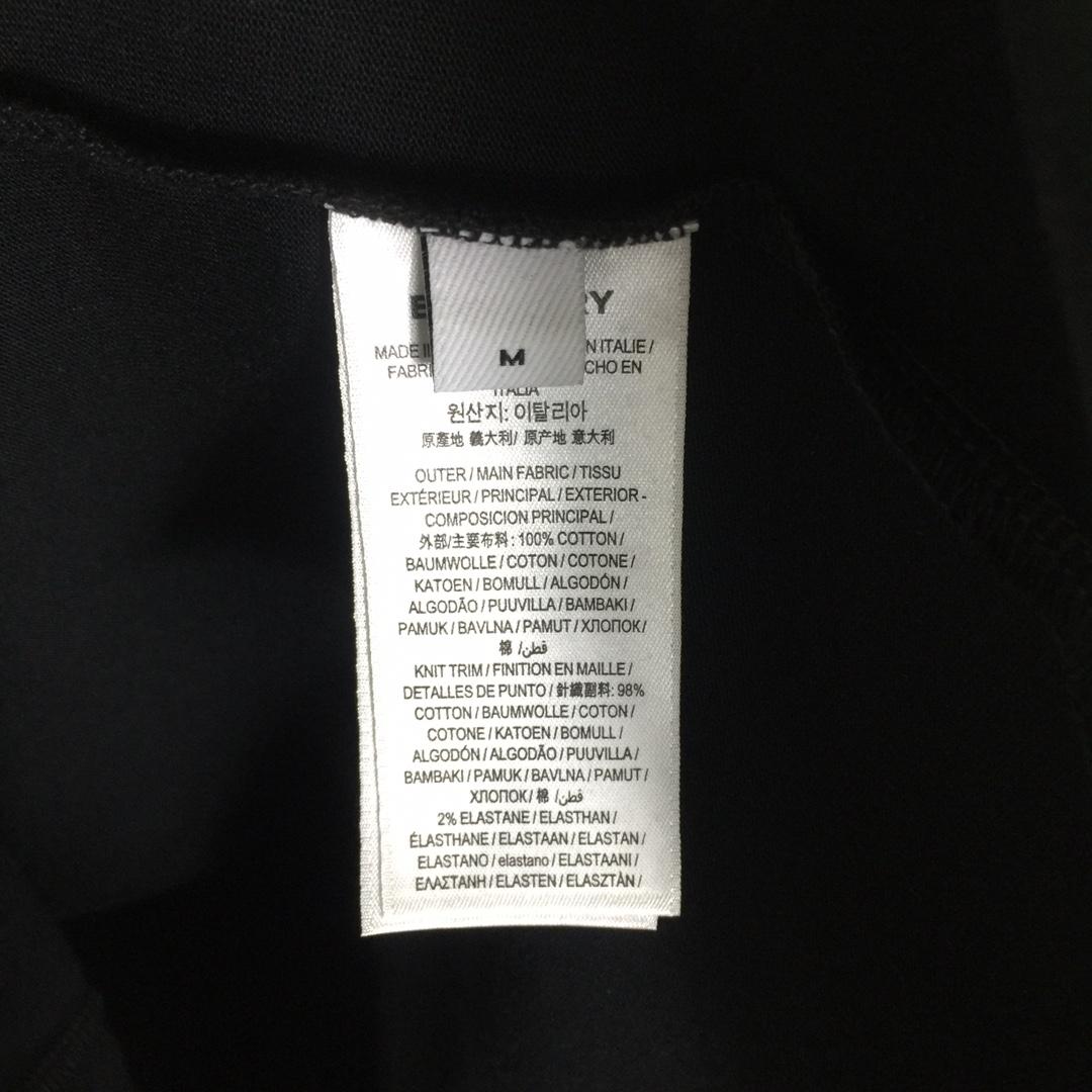Burberry Embroidered TB Lettering Cotton T-shirt - DopestKickz
