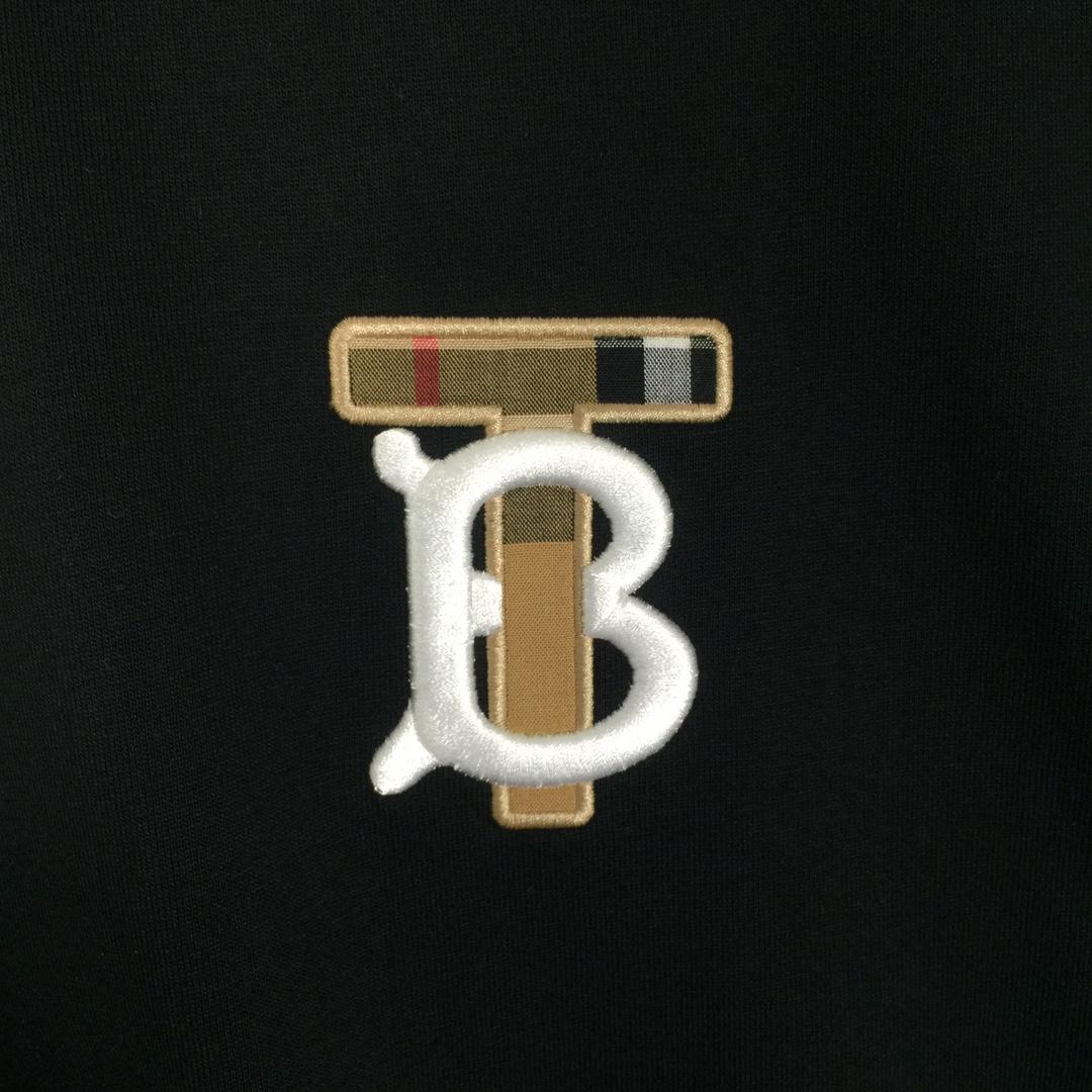Burberry Embroidered TB Lettering Cotton T-shirt - DopestKickz