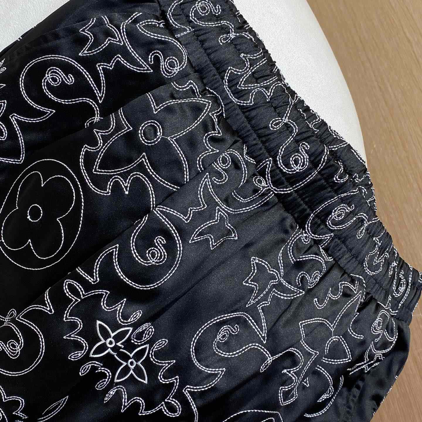 Louis Vuitton Printed Silk Shorts   1AFWOR - DopestKickz