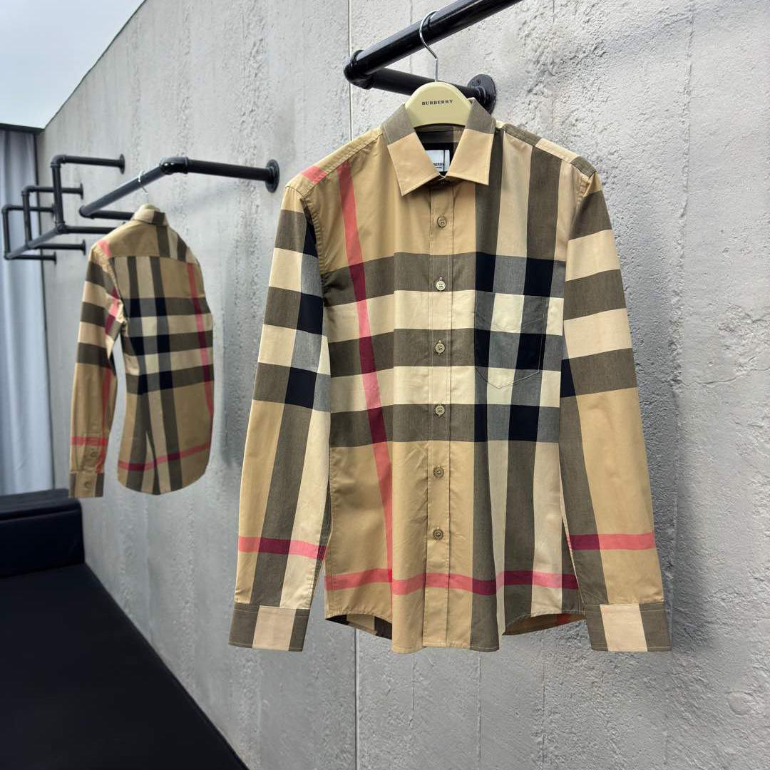 Burberry Check Cotton Shirt In Archive Beige - DopestKickz