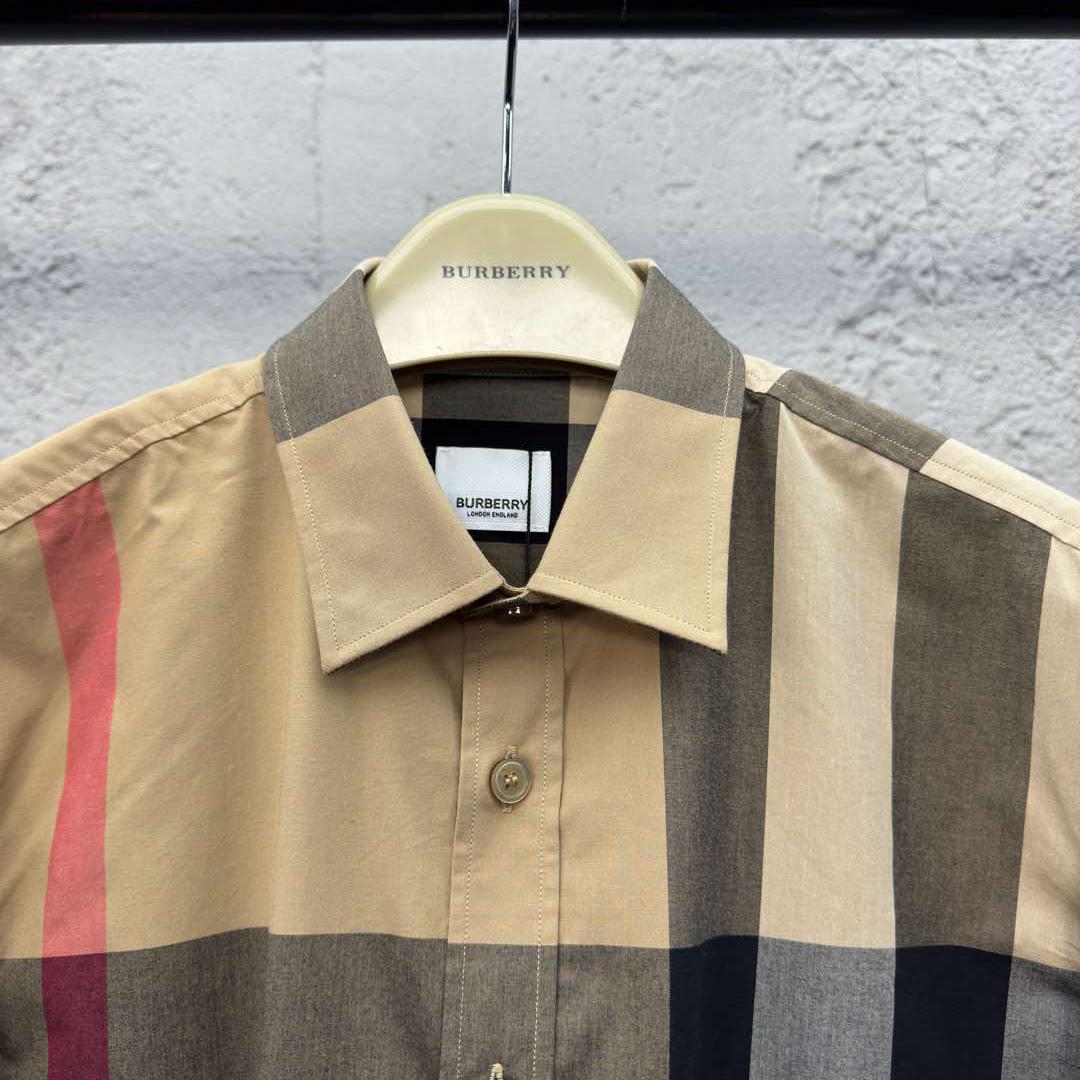 Burberry Check Cotton Shirt In Archive Beige - DopestKickz