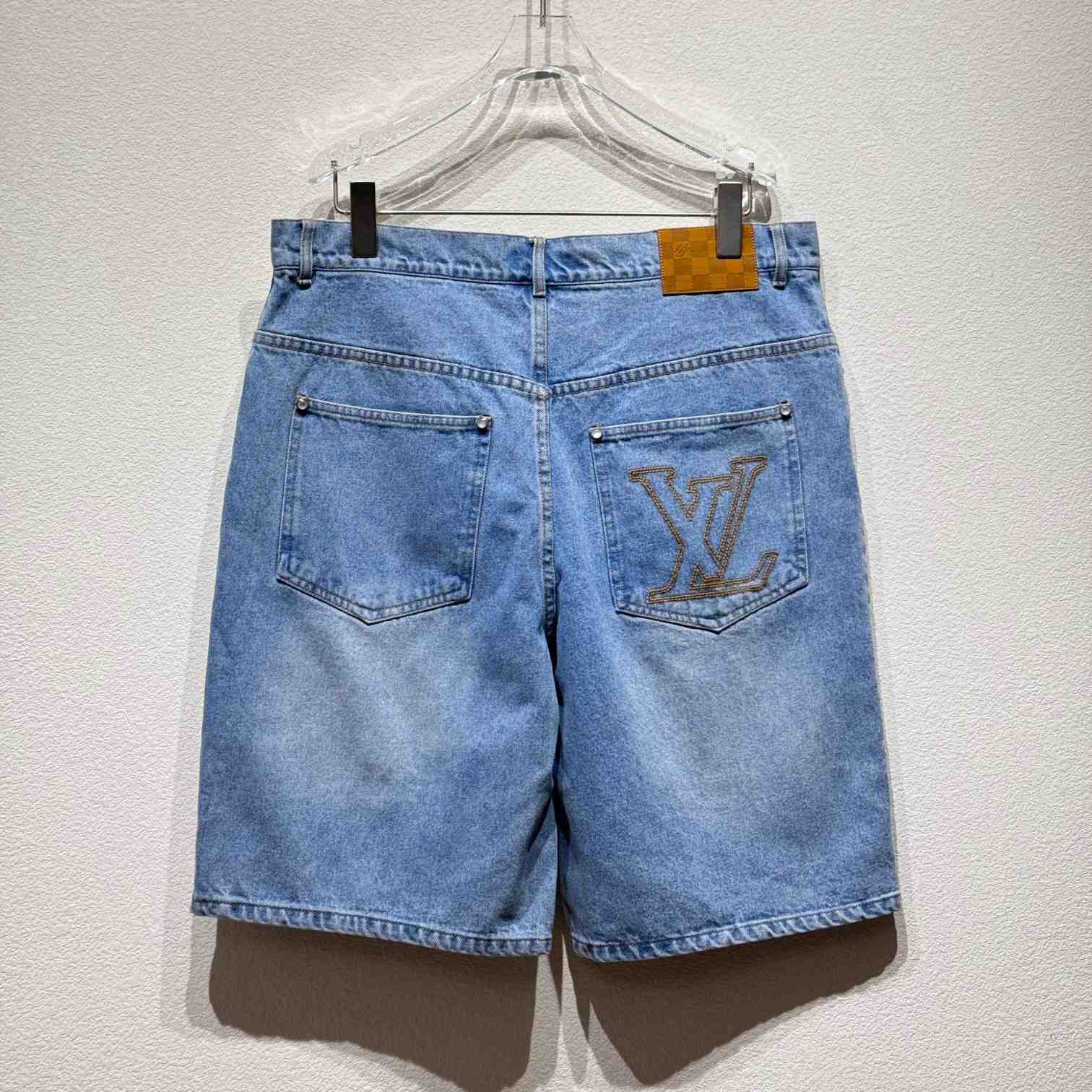 Louis Vuitton LV Denim Shorts    1AGTHT - DopestKickz