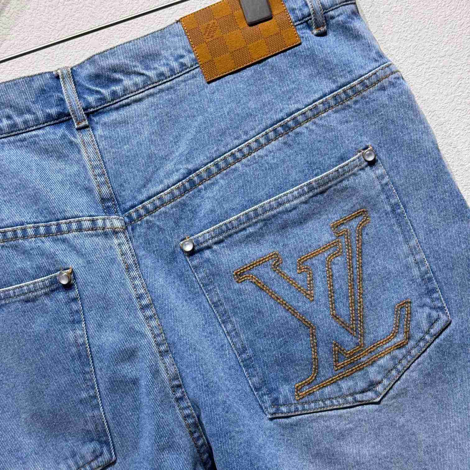 Louis Vuitton LV Denim Shorts    1AGTHT - DopestKickz