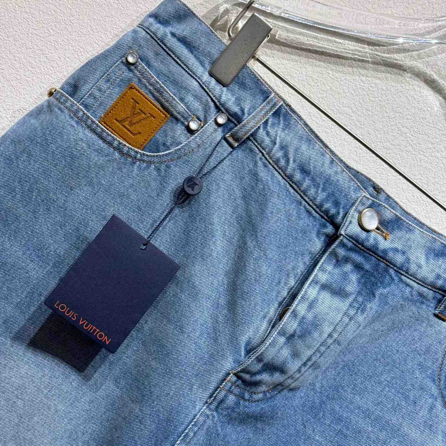 Louis Vuitton LV Denim Shorts    1AGTHT - DopestKickz