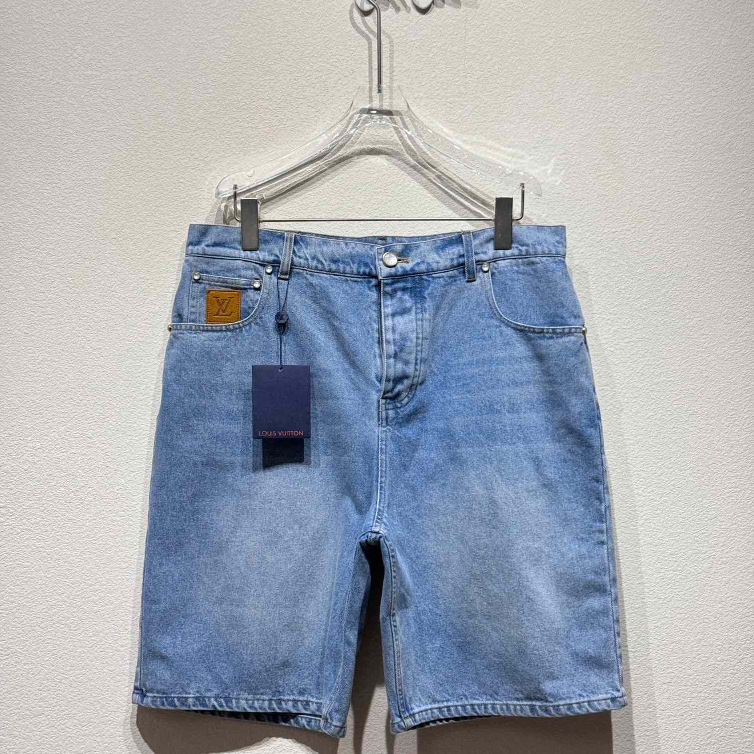 Louis Vuitton LV Denim Shorts    1AGTHT - DopestKickz