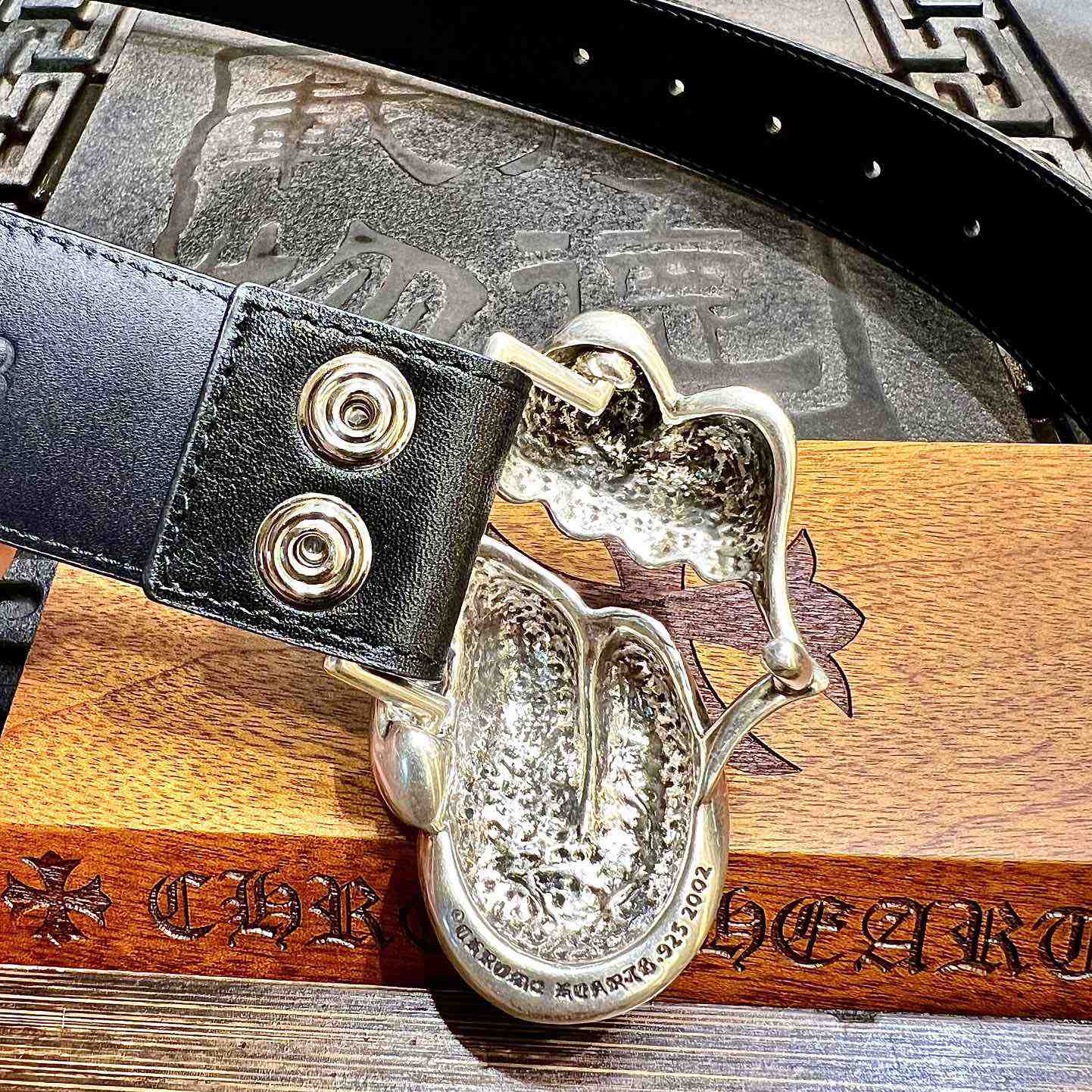 Chrome Hearts Colorful Cross Stitch CH Crochet Belt - DopestKickz