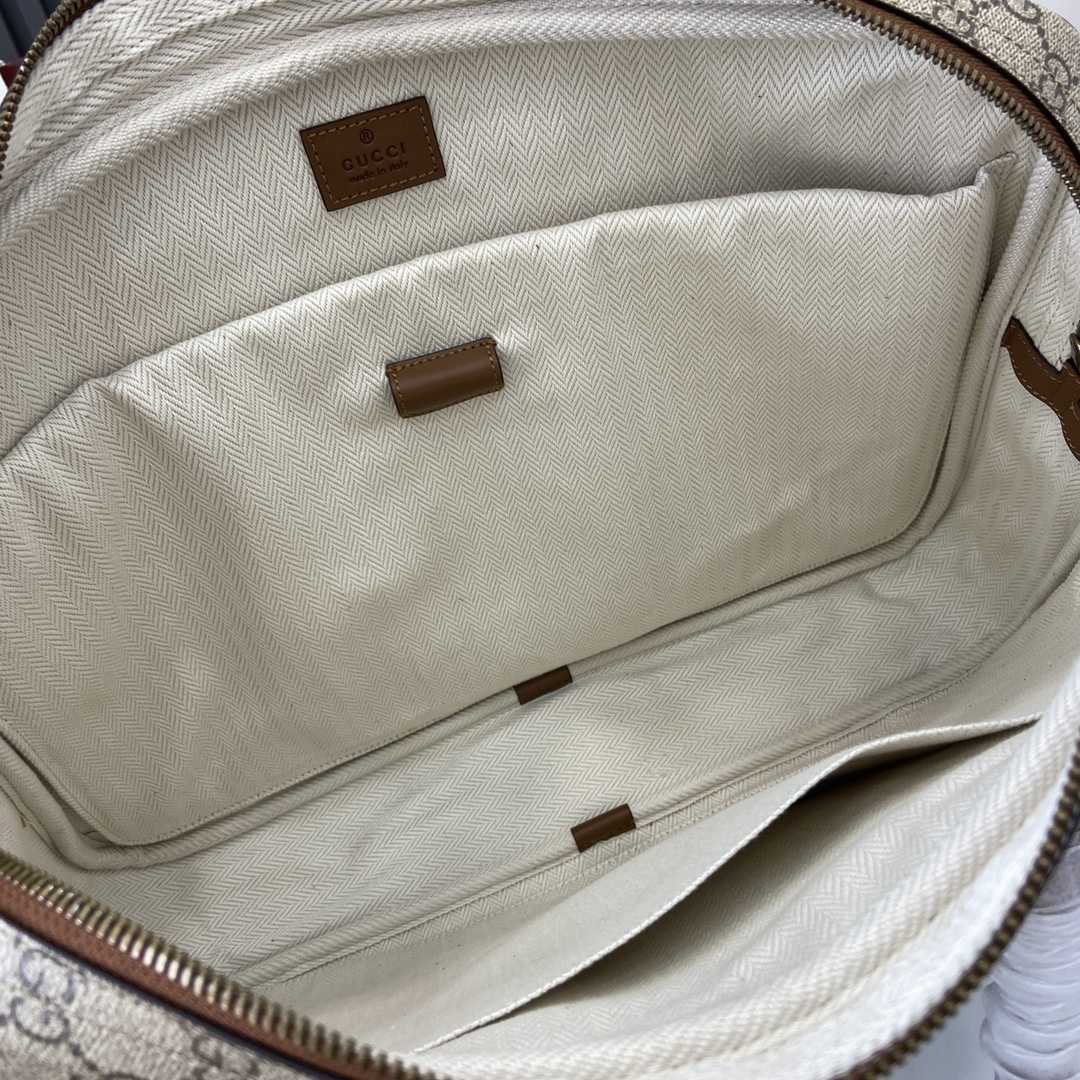 Gucci GG Emblem Medium Briefcase - DopestKickz