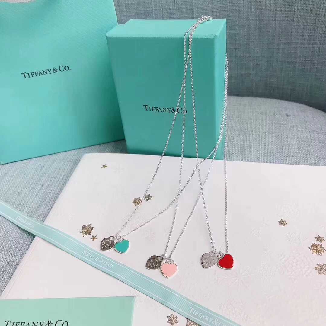 Tiffany & Co. Double Heart Tag Pendant - DopestKickz