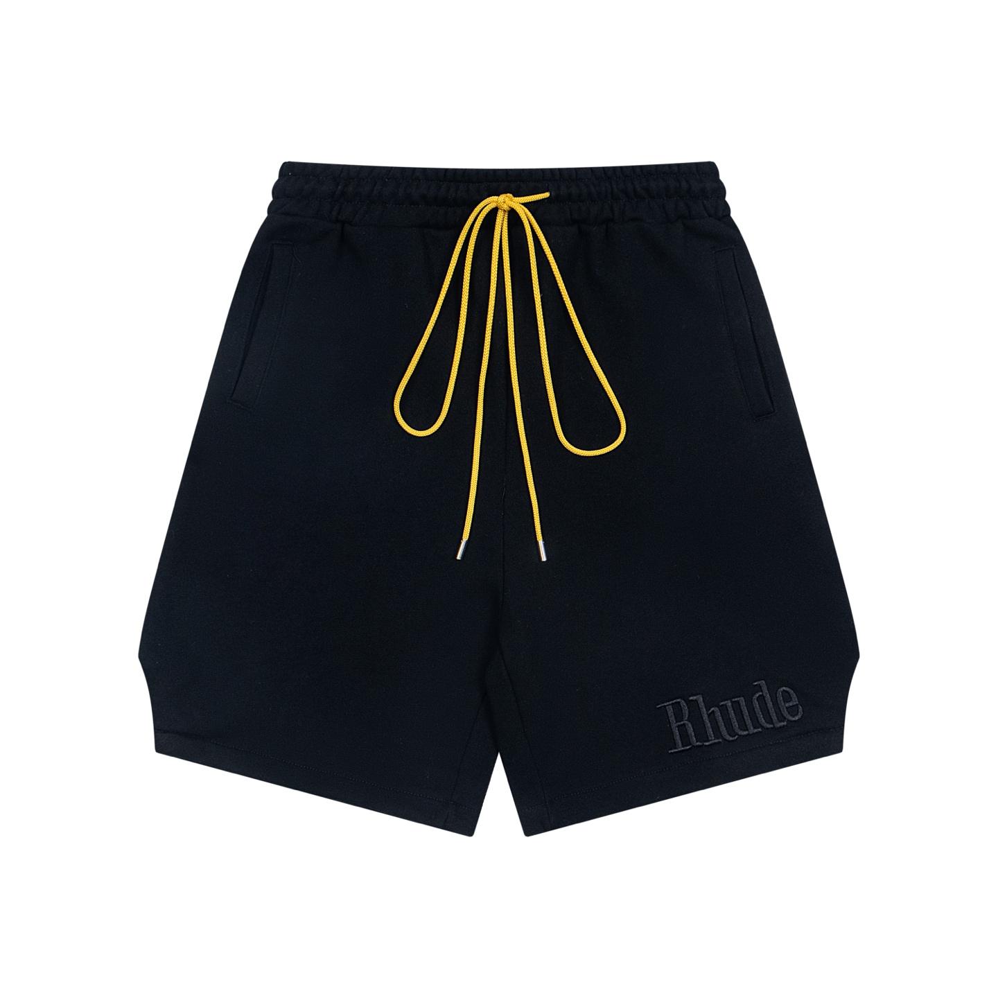 Rhude Embroidered Twill Logo Short - DopestKickz
