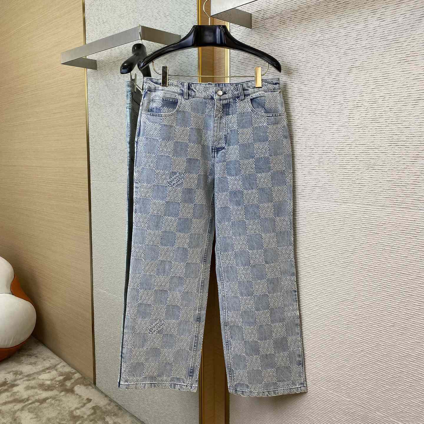 Louis Vuitton Damier Jean With Crystal - DopestKickz