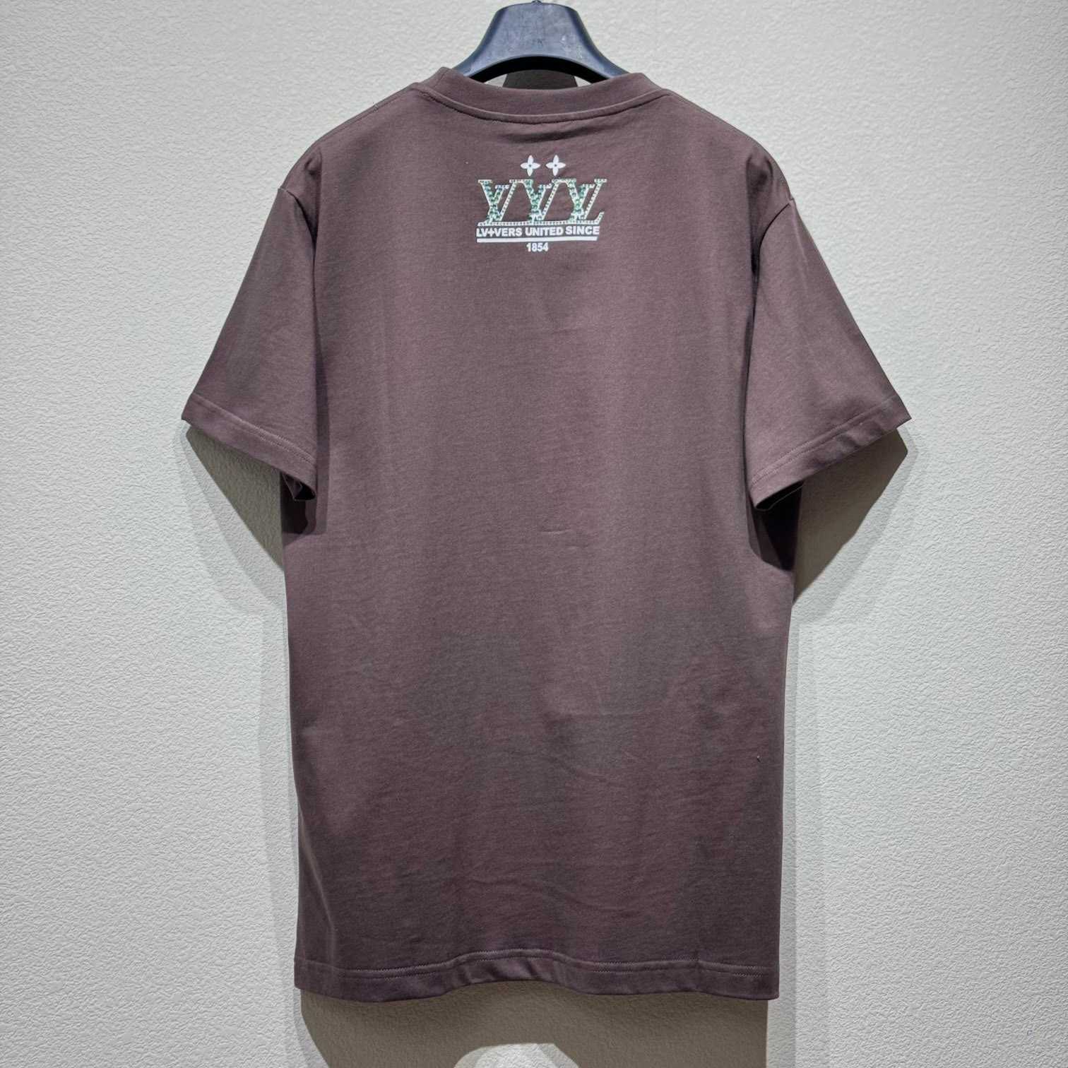 Louis Vuitton Washed Embellished Cotton T-Shirt   1AHCL3 - DopestKickz