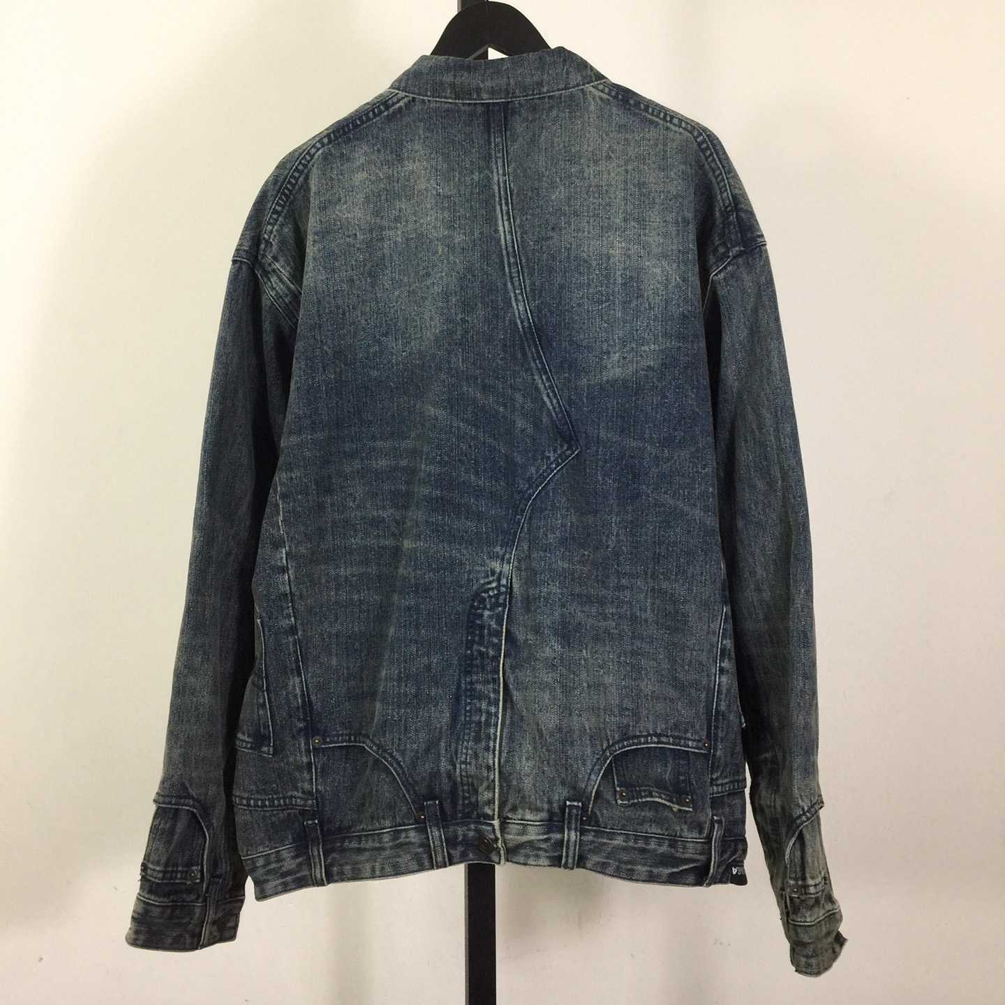 Balenciaga Oversized Jacket In Washed Denim - DopestKickz