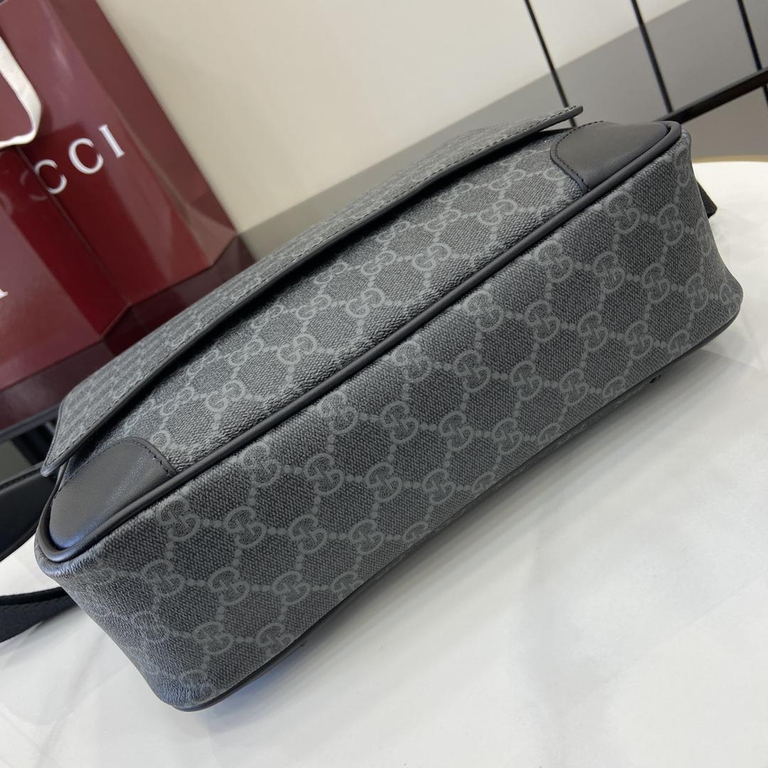 Gucci GG Emblem Medium Crossbody Bag - DopestKickz