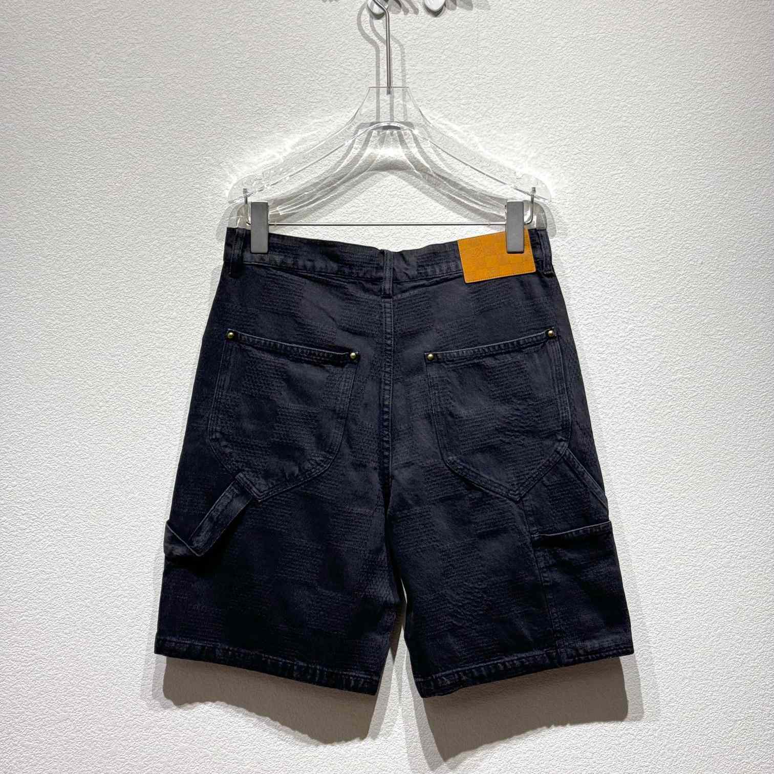 Louis Vuitton Damier Denim Shorts   - DopestKickz