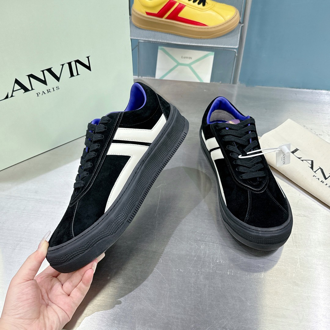 Lanvin x Future Cash Suede Sneakers - DopestKickz