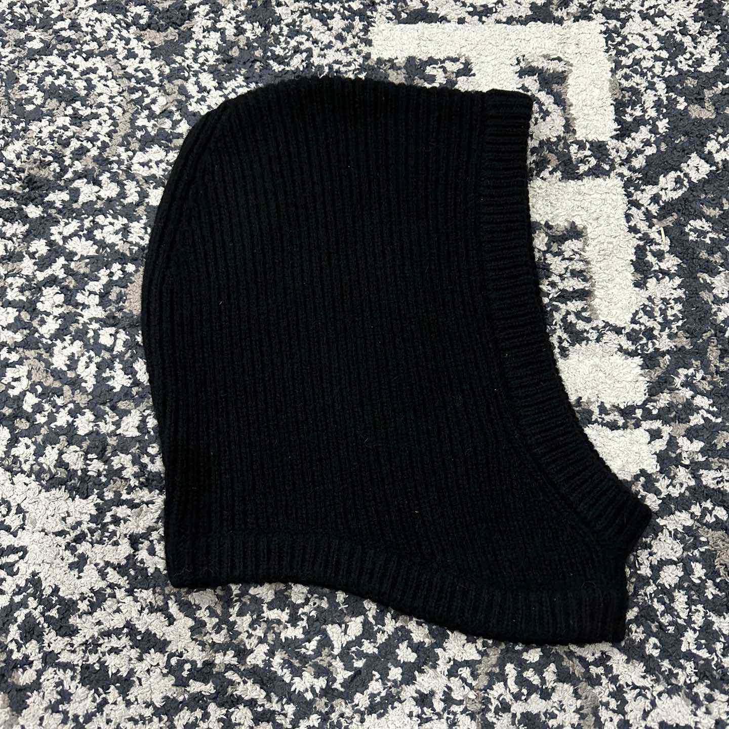 Rick Owens Balaclava Cashmere Knit Hood Hat - DopestKickz
