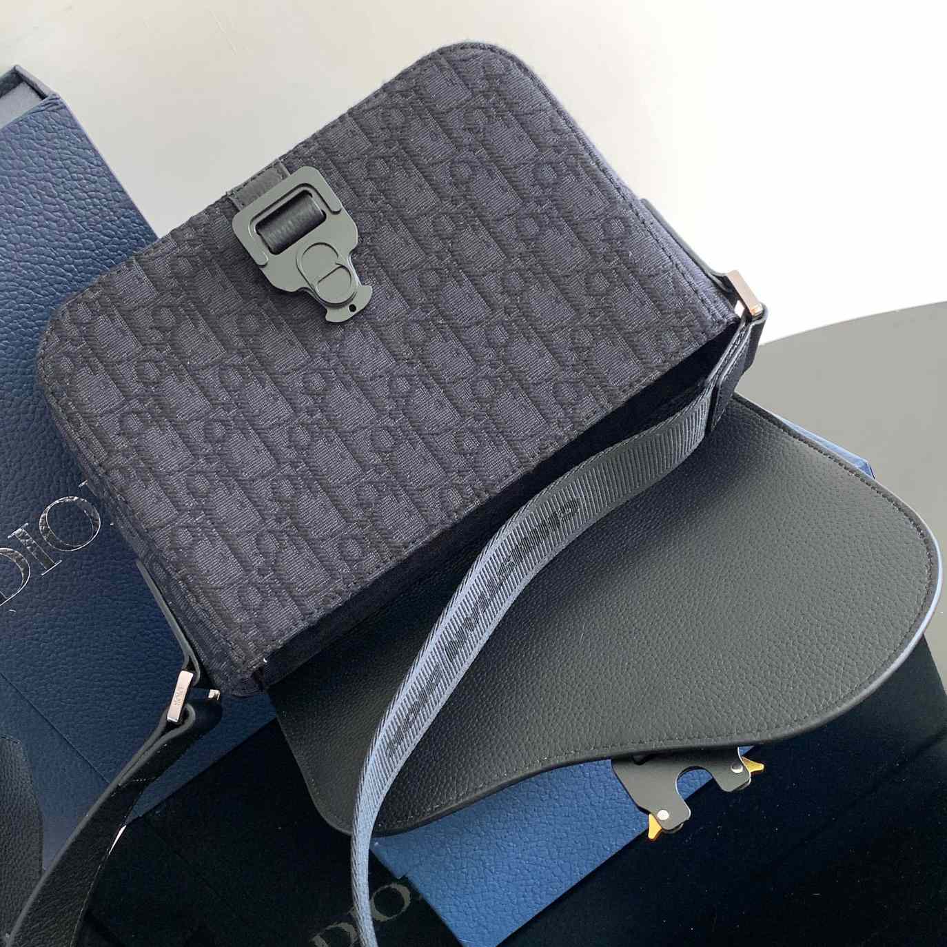 Dior Small Saddle Messenger Bag With Flap - DopestKickz