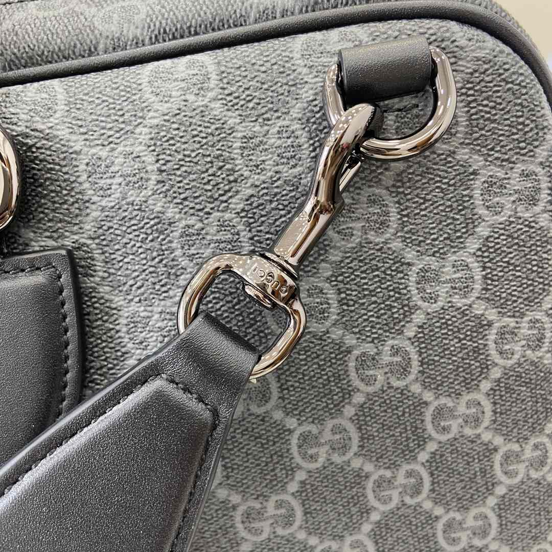 Gucci GG Emblem Medium Briefcase - DopestKickz