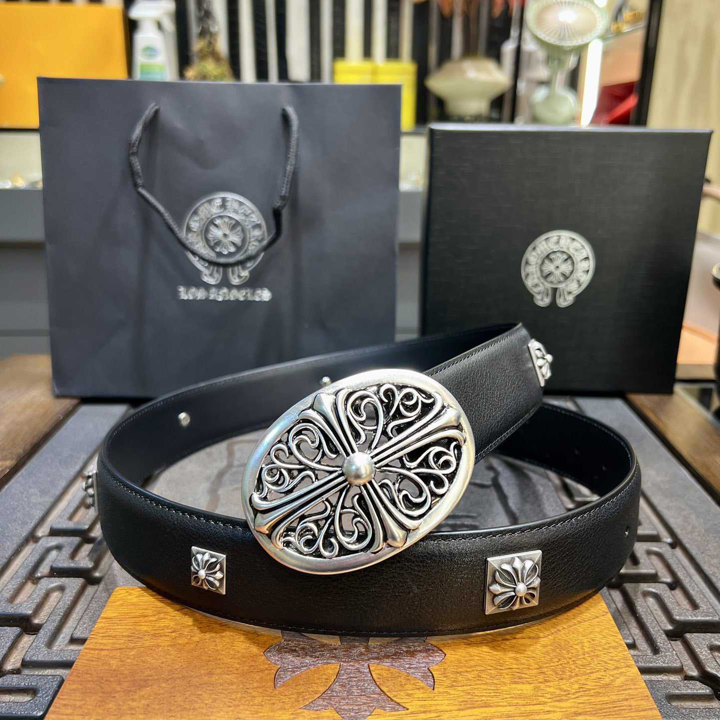 Chrome Hearts Vintage Belt  38mm - DopestKickz