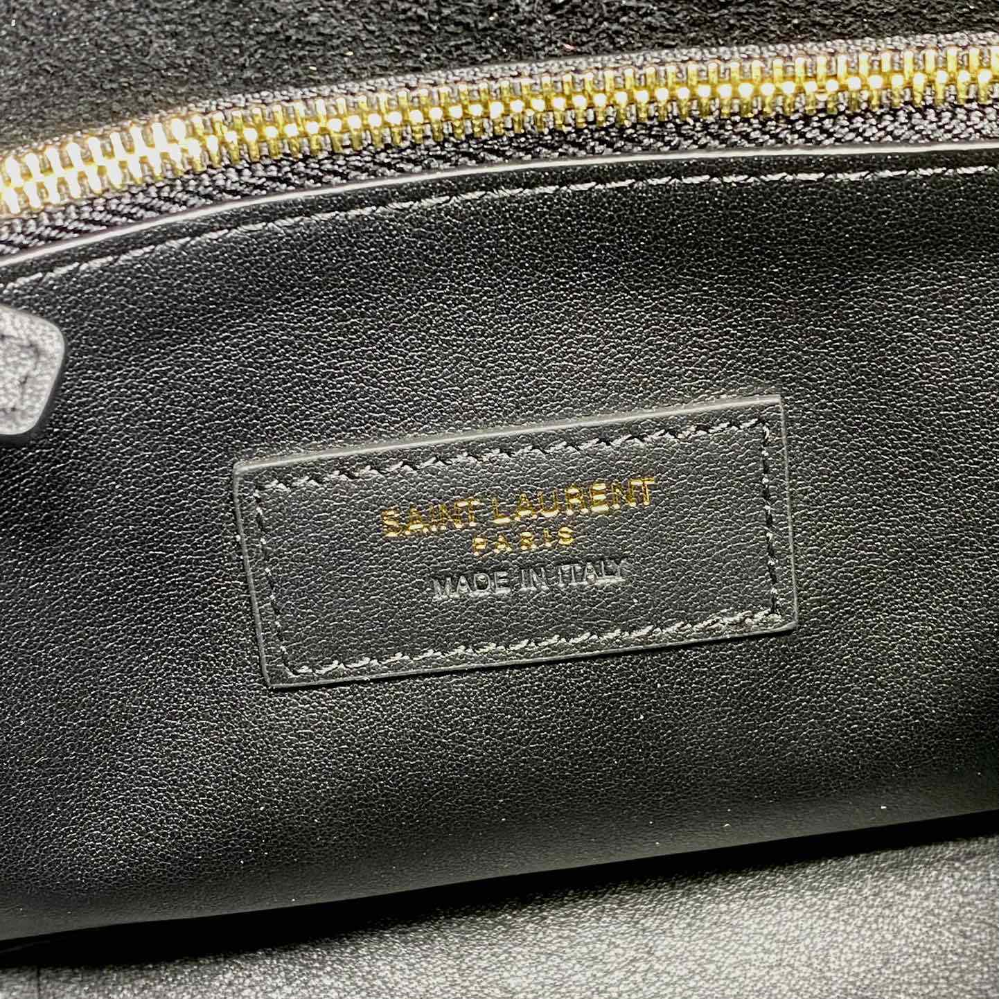 Saint Laurent LE 5 À 7 Supple Small In Grained Leather - DopestKickz