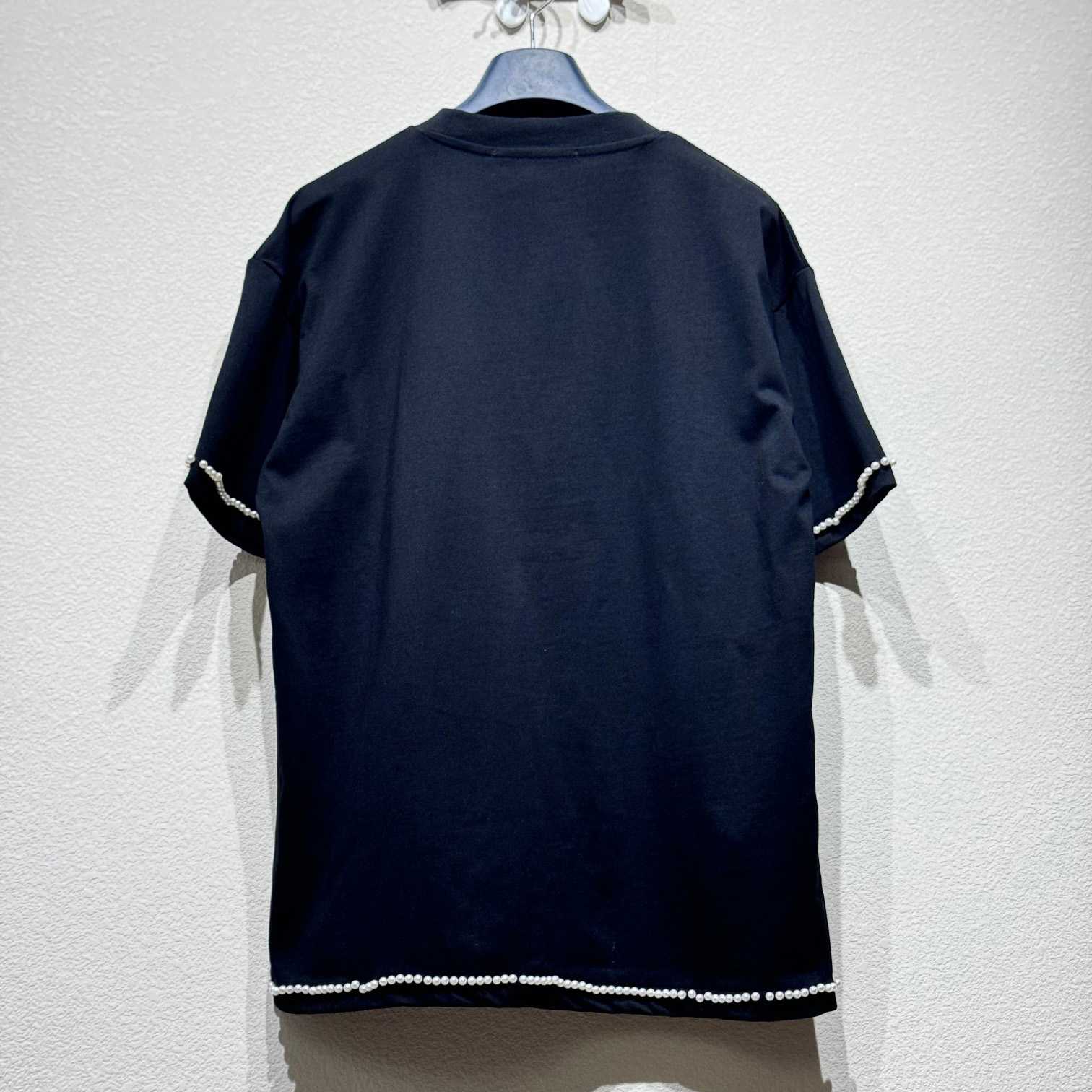 Louis Vuitton Pearl-Embellished Cotton T-Shirt   1AFXOY - DopestKickz