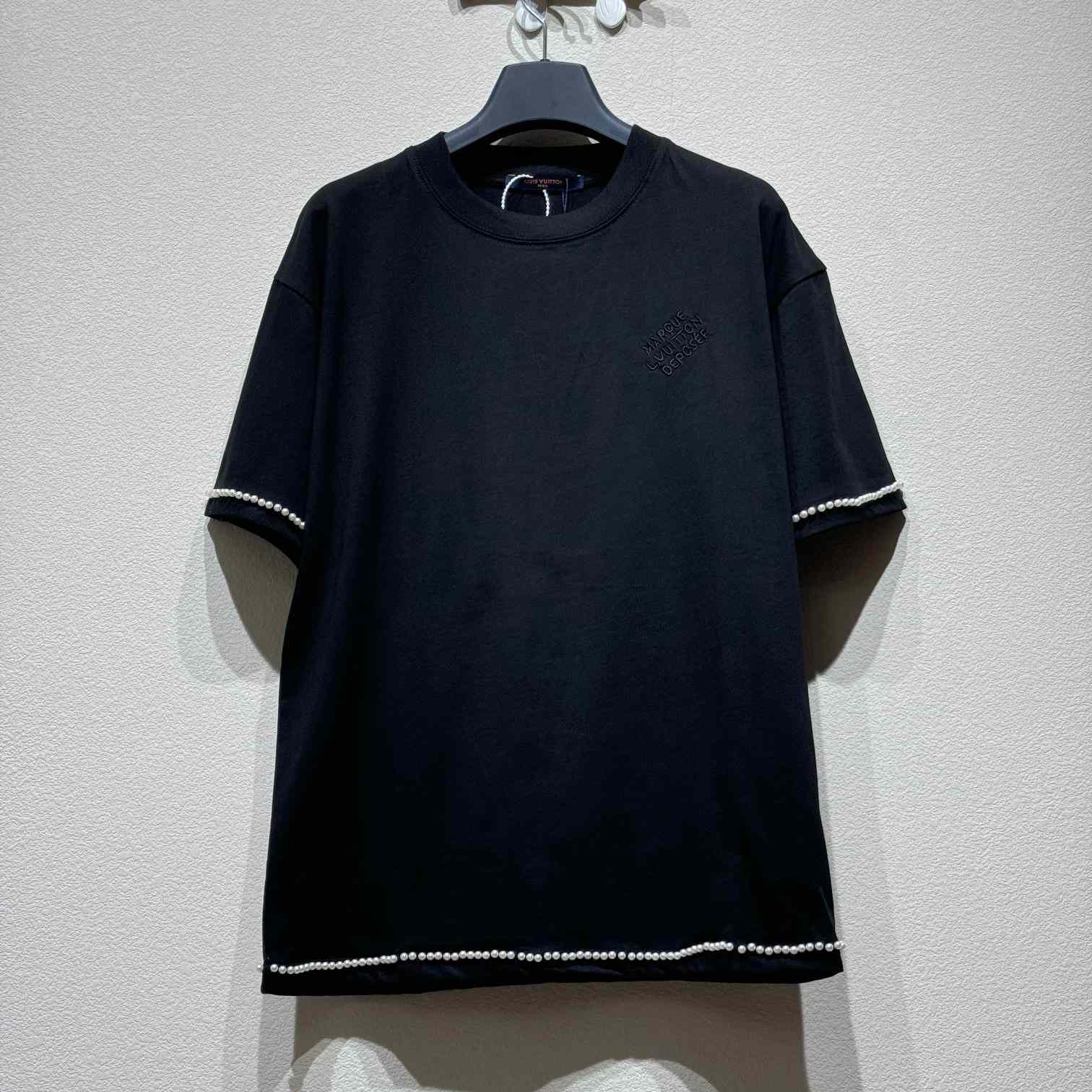 Louis Vuitton Pearl-Embellished Cotton T-Shirt   1AFXOY - DopestKickz
