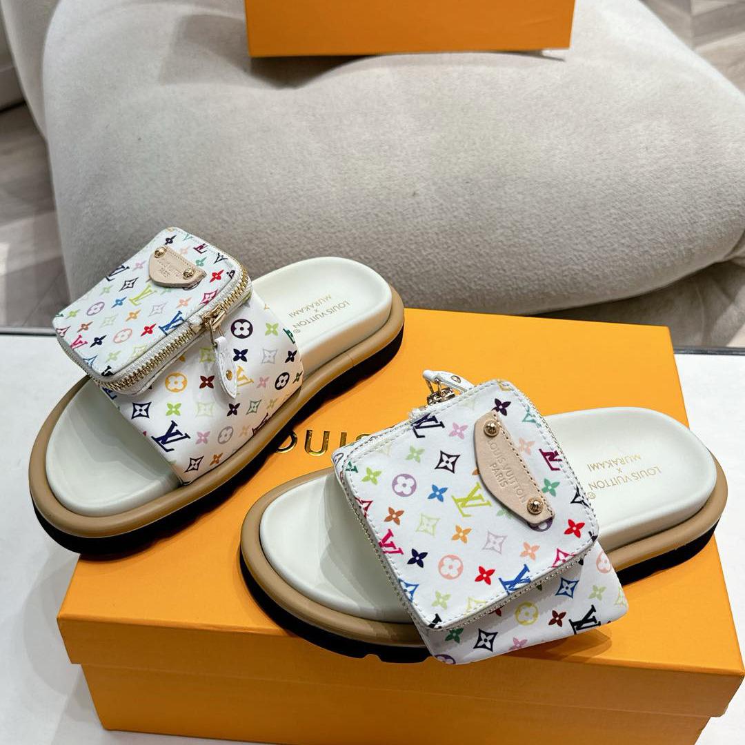 Louis Vuitton LV x TM Pool Pillow Flat Comfort Mule   1AGVQY - DopestKickz