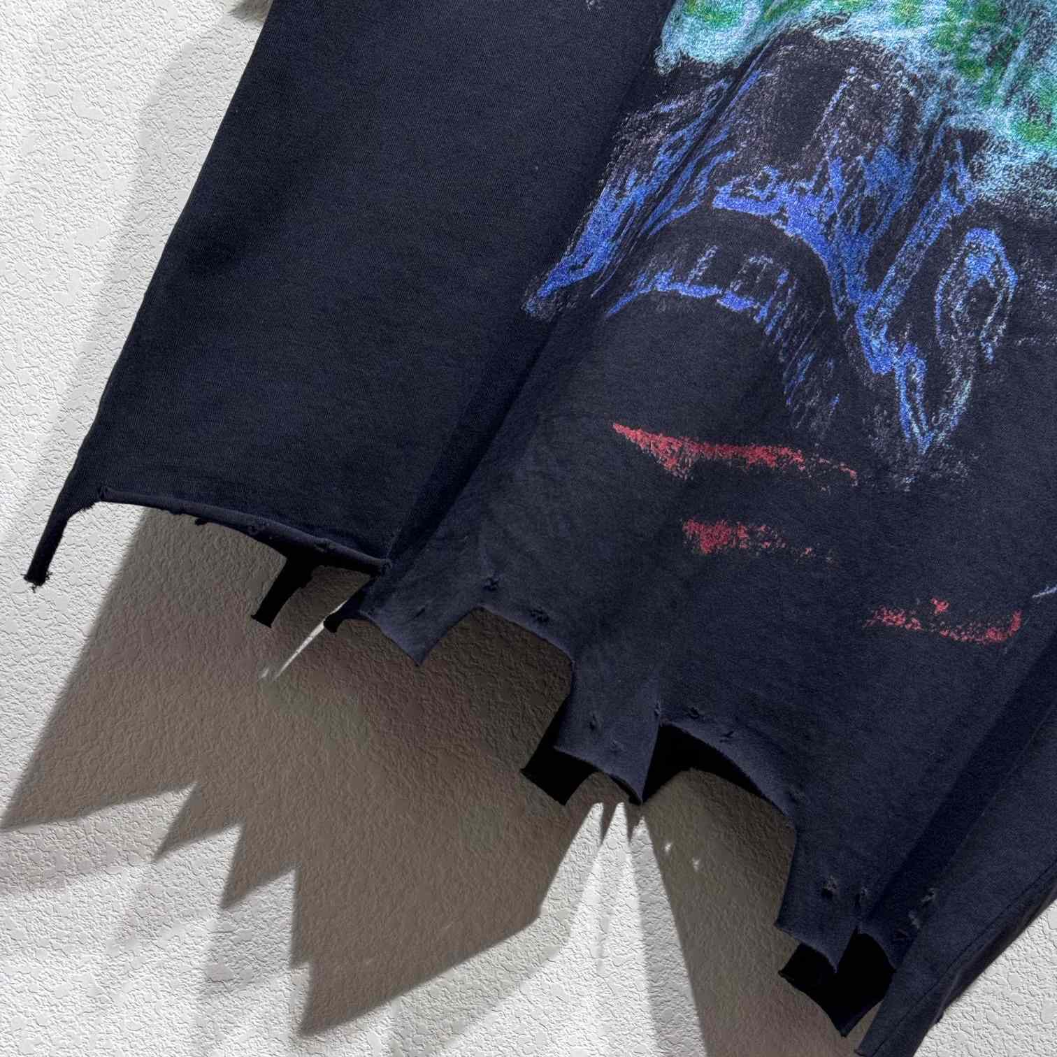 Balenciaga DIY Imprint T-Shirt In Washed Black Vintage Jersey - DopestKickz