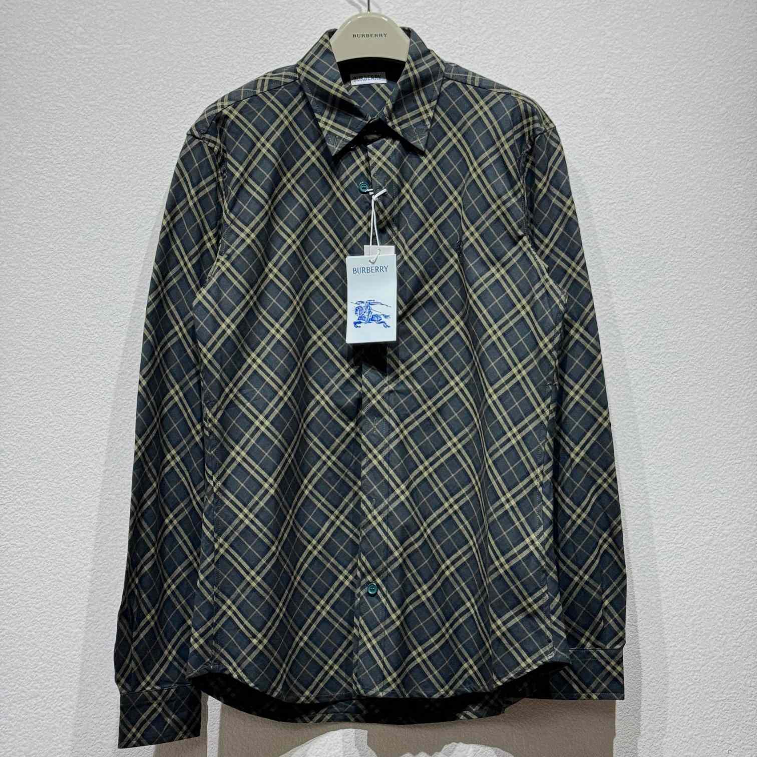 Burberry Regular Fit Check Cotton Shirt - DopestKickz