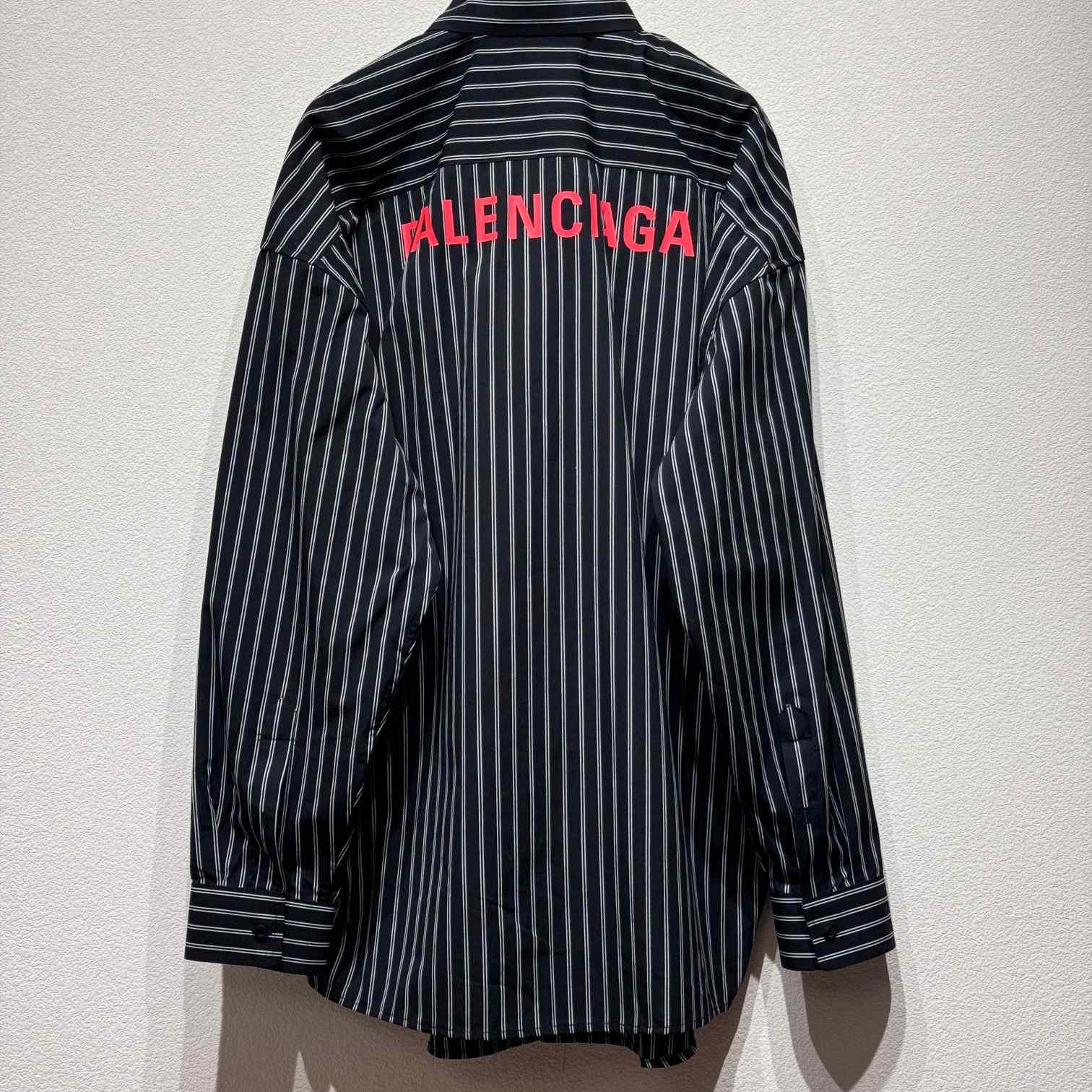 Balenciaga Pinstriped Shirt - DopestKickz
