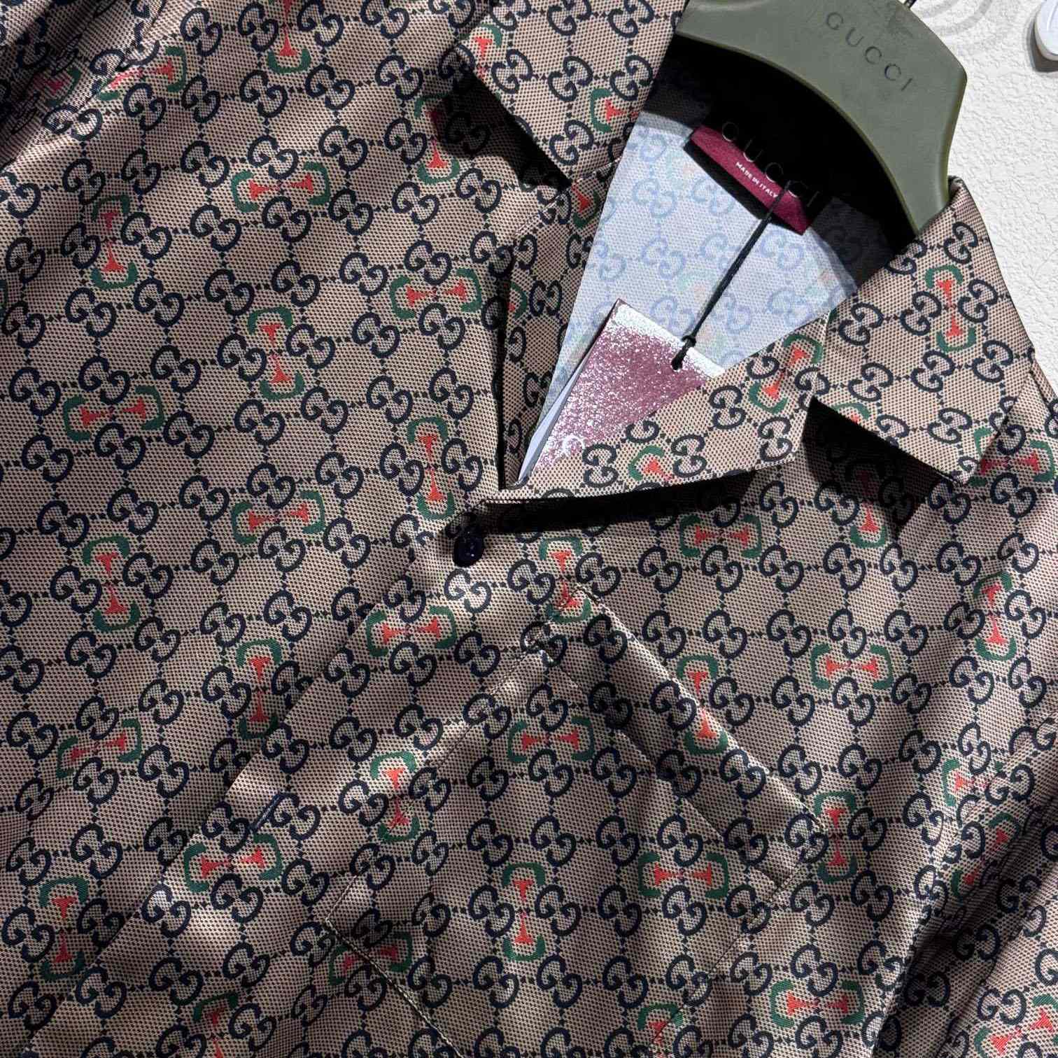 Gucci Monogram Vacation Shirt  - DopestKickz