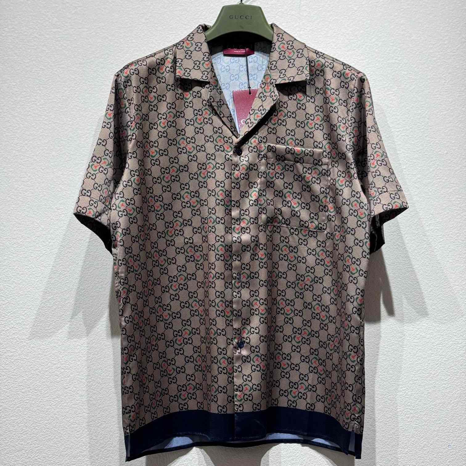 Gucci Monogram Vacation Shirt  - DopestKickz