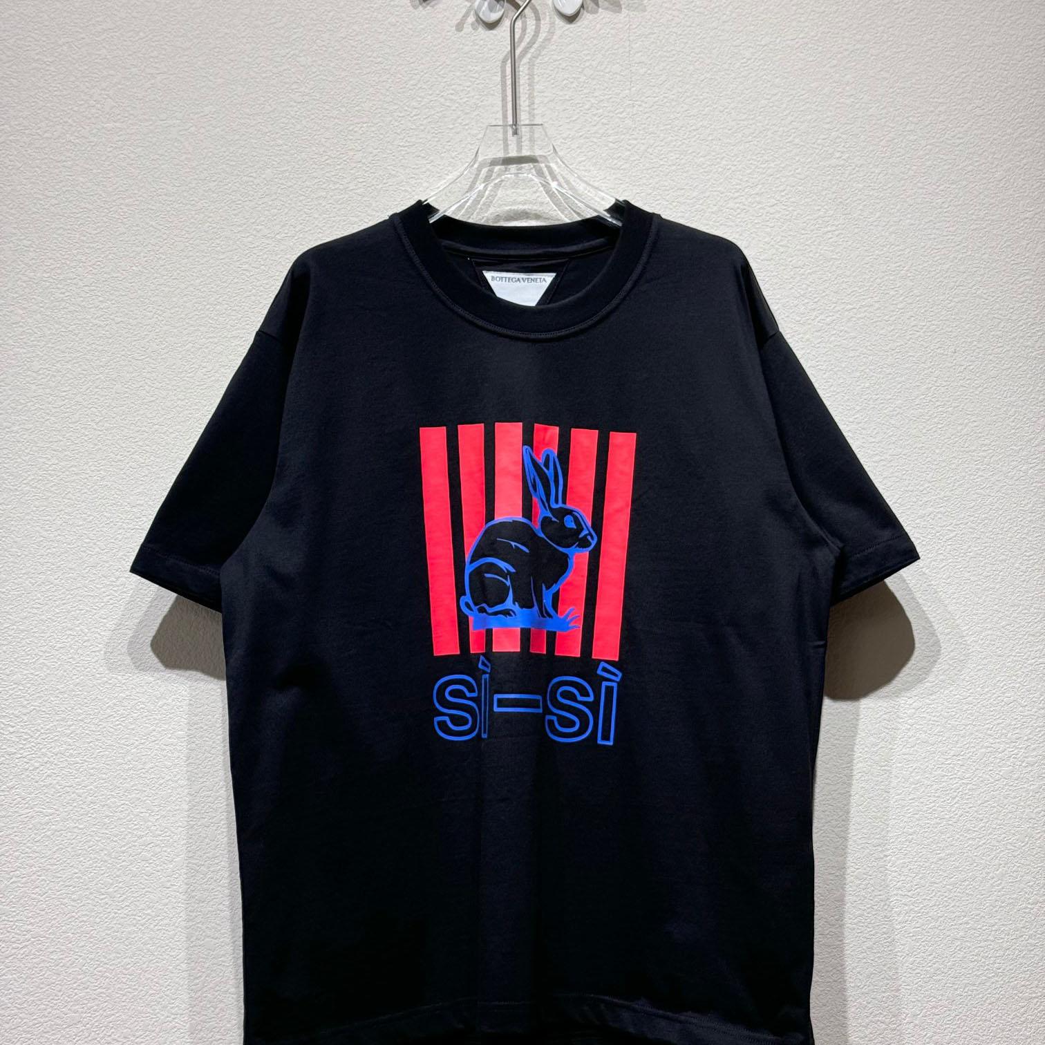 Bottega Veneta Cotton Printed Jersey T-Shirt - DopestKickz