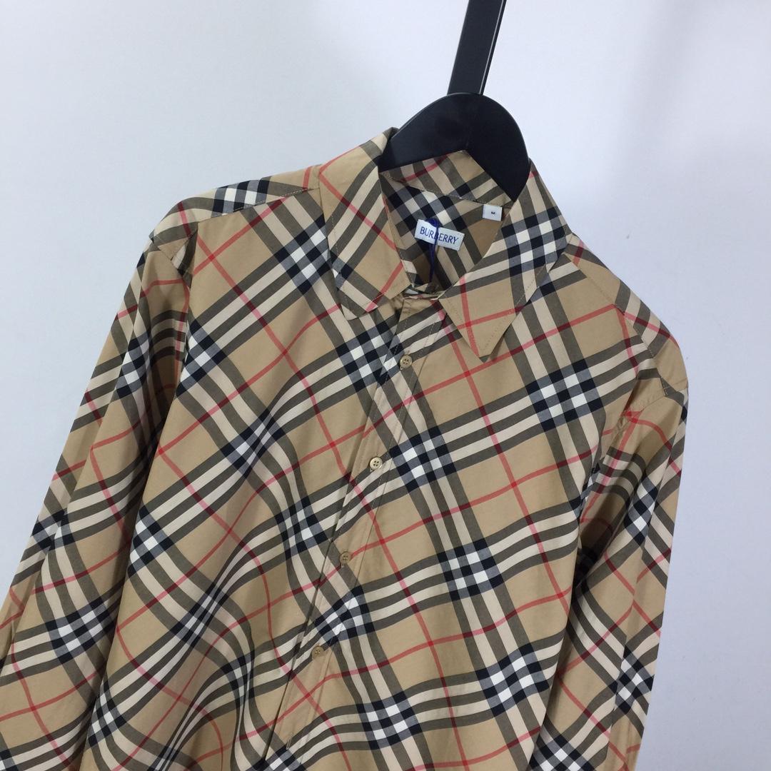 Burberry Check Cotton Shirt - DopestKickz